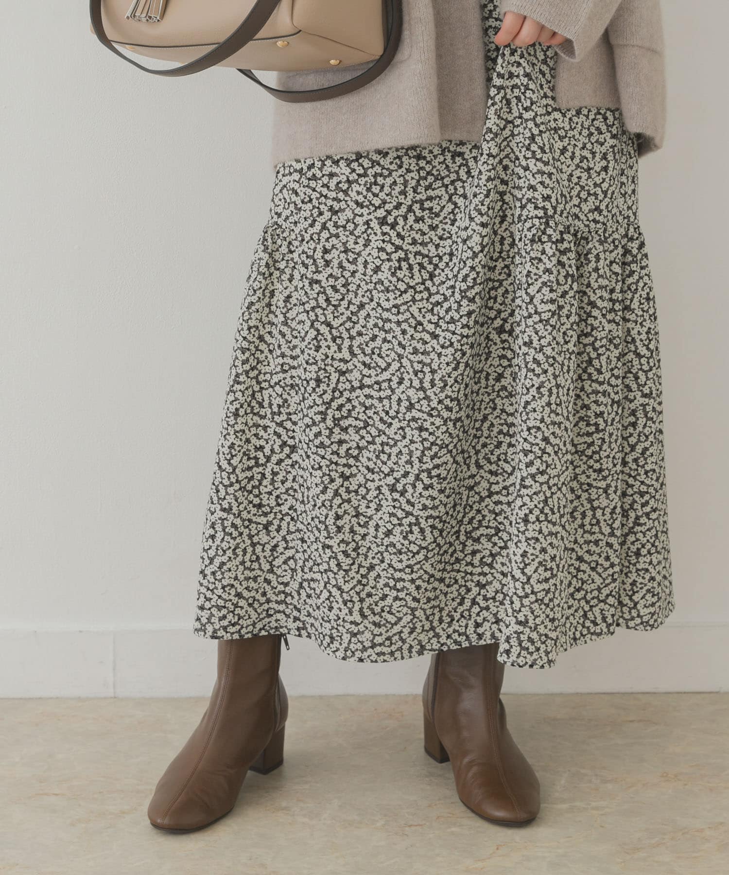 『MADE IN JAPAN』EMELINA プレーンブーツ BROWN 37