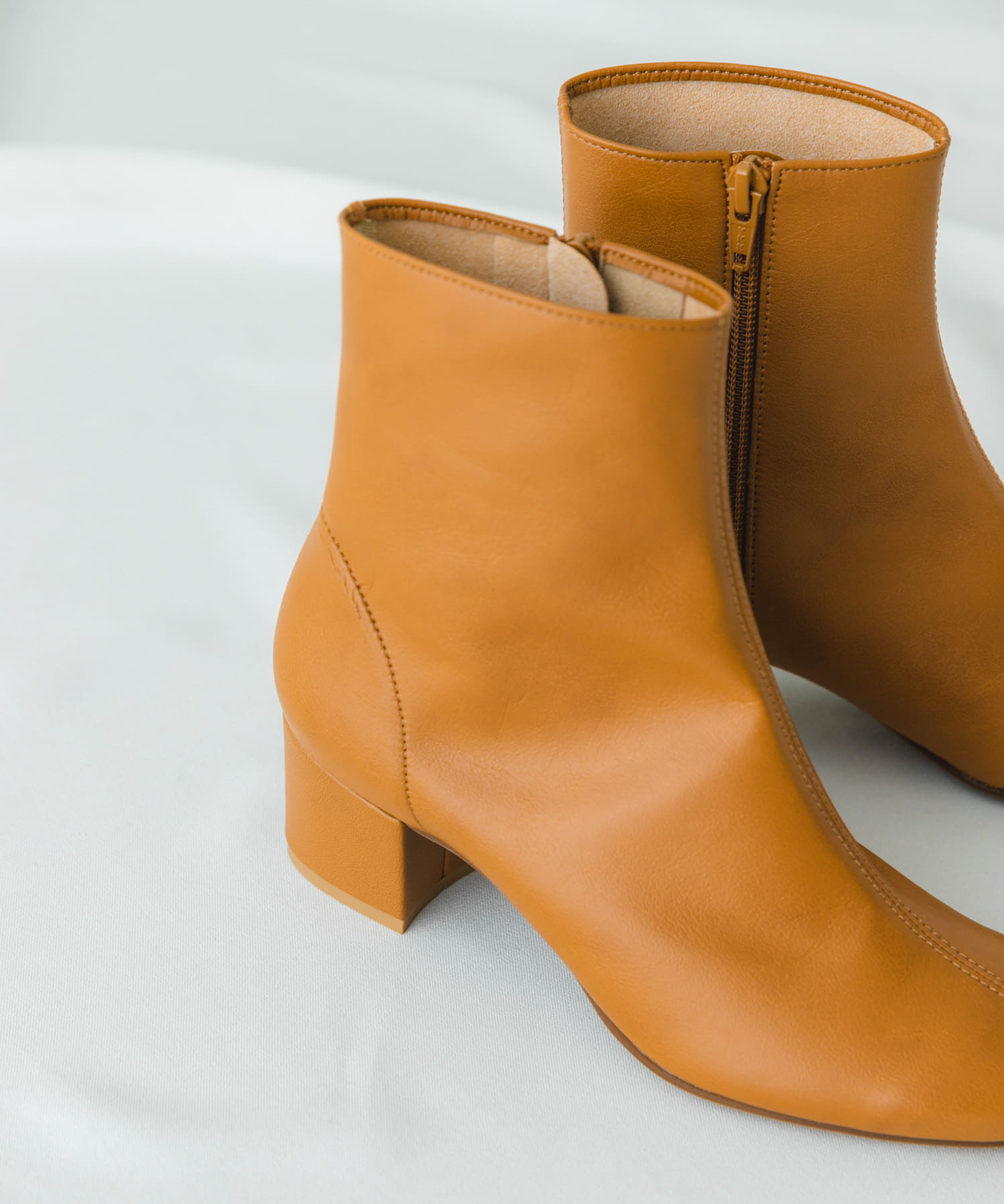 『MADE IN JAPAN』EMELINA プレーンブーツ LIGHTCAMEL 36
