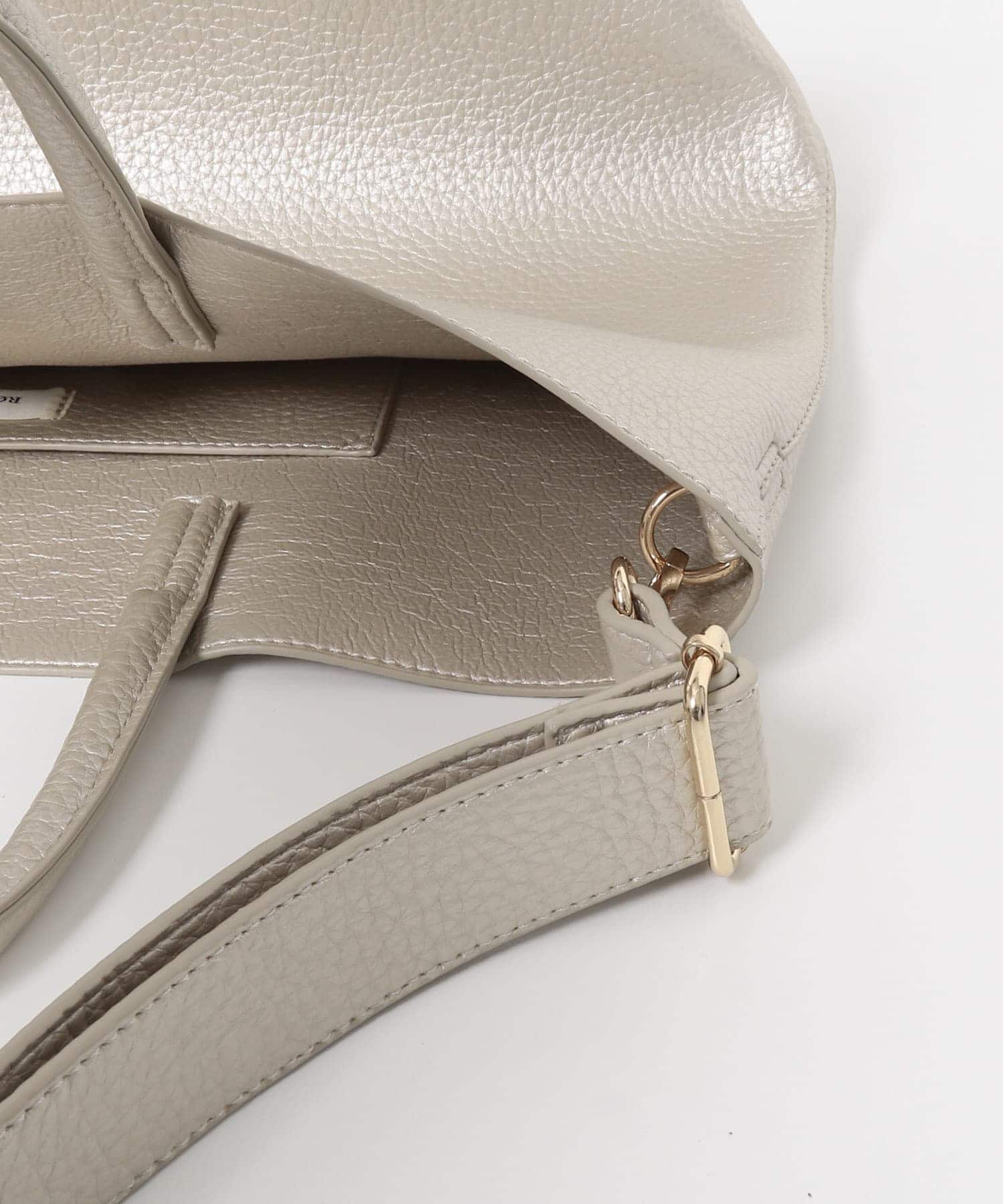 タッセル軽量2WAYシンプルトートバッグ GOLD one