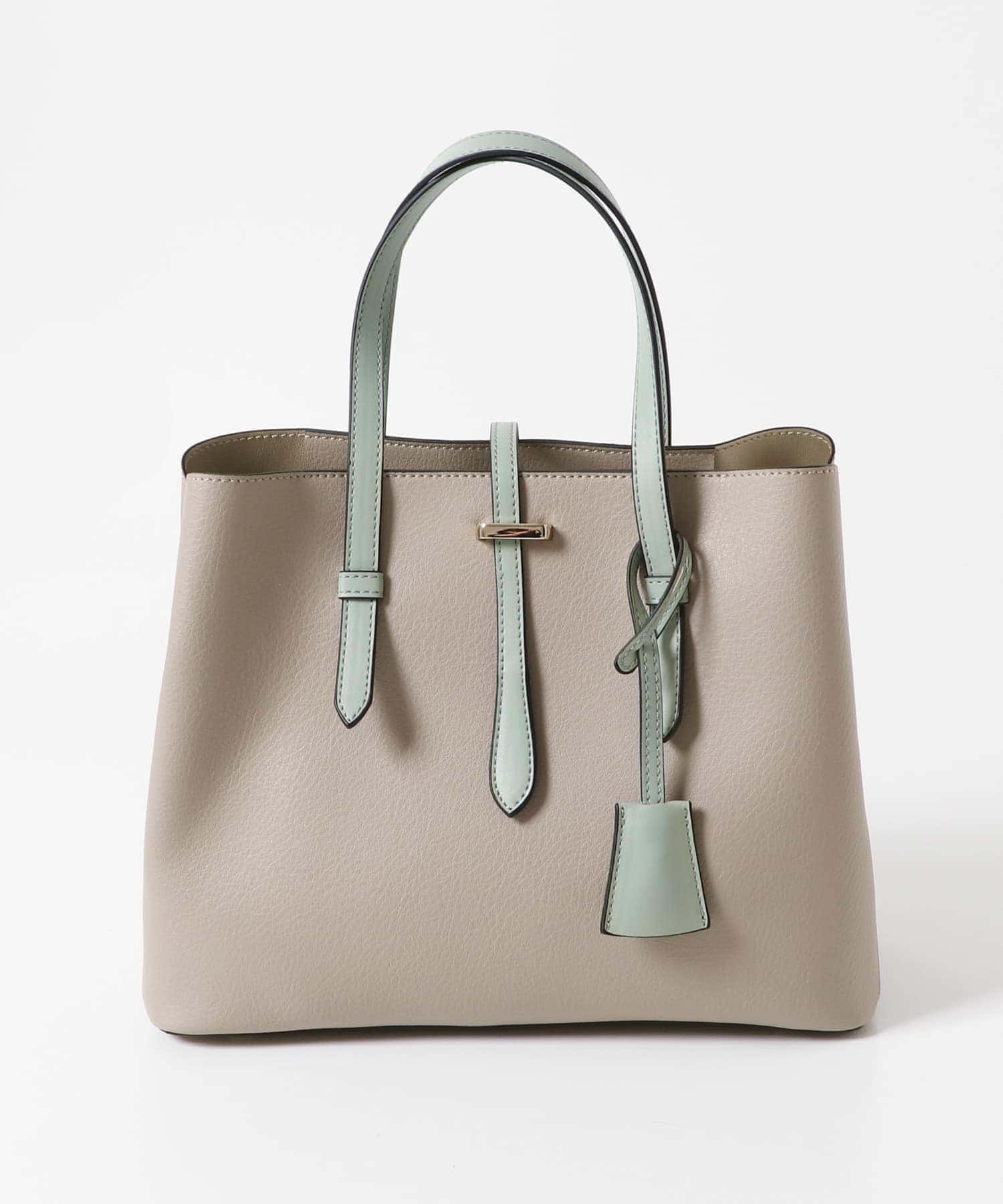 チャーム付ミドルバッグ『Msize』 MINT one