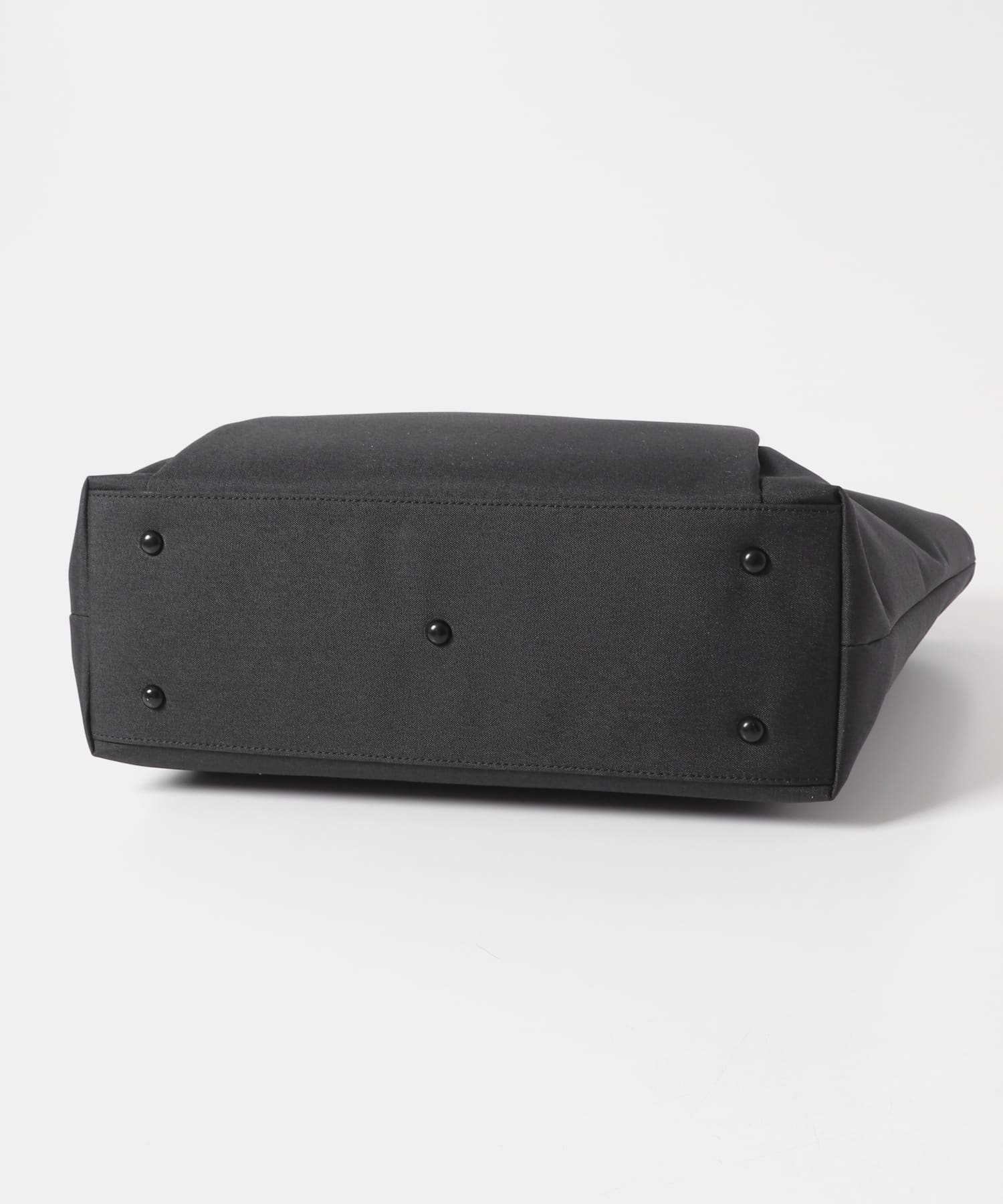撥水タックトートバッグ BLACK one