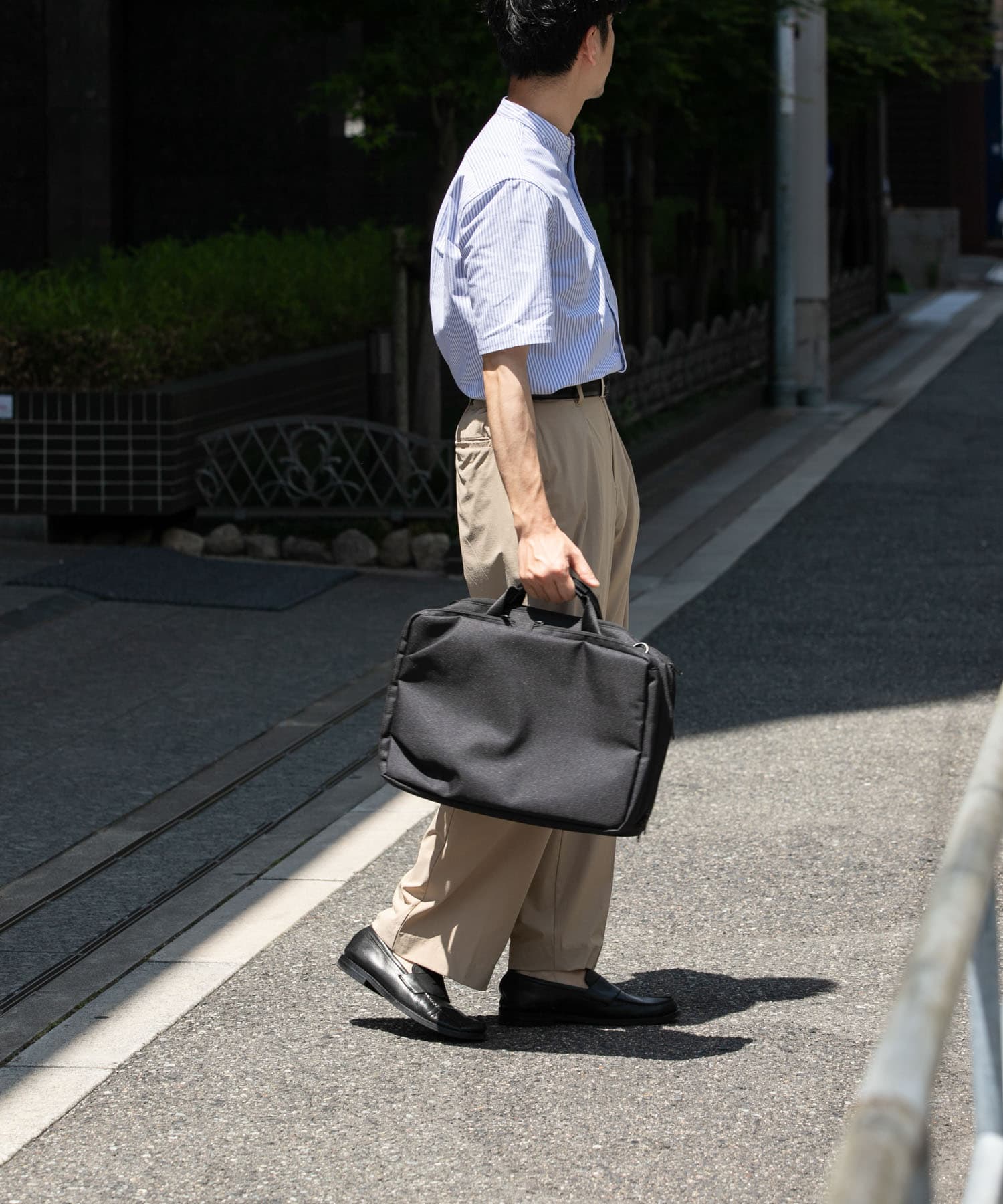 撥水タック3WAYリュックサック BLACK one