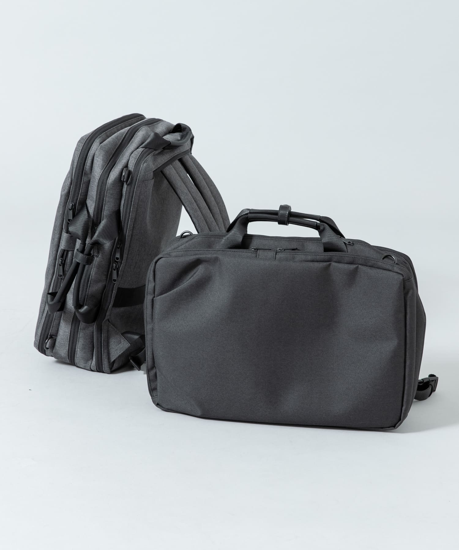 撥水タック3WAYリュックサック BLACK one