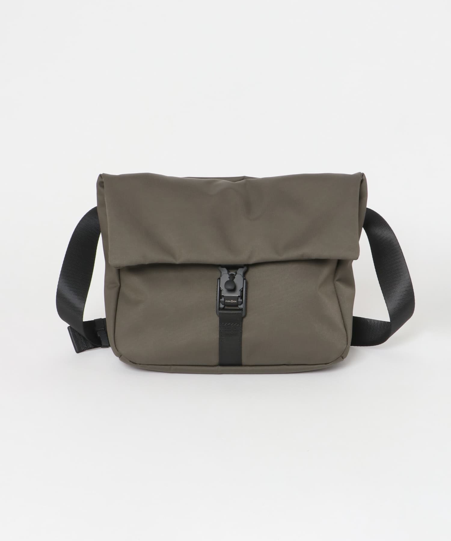 撥水フィドロックミニショルダーバッグ KHAKI one