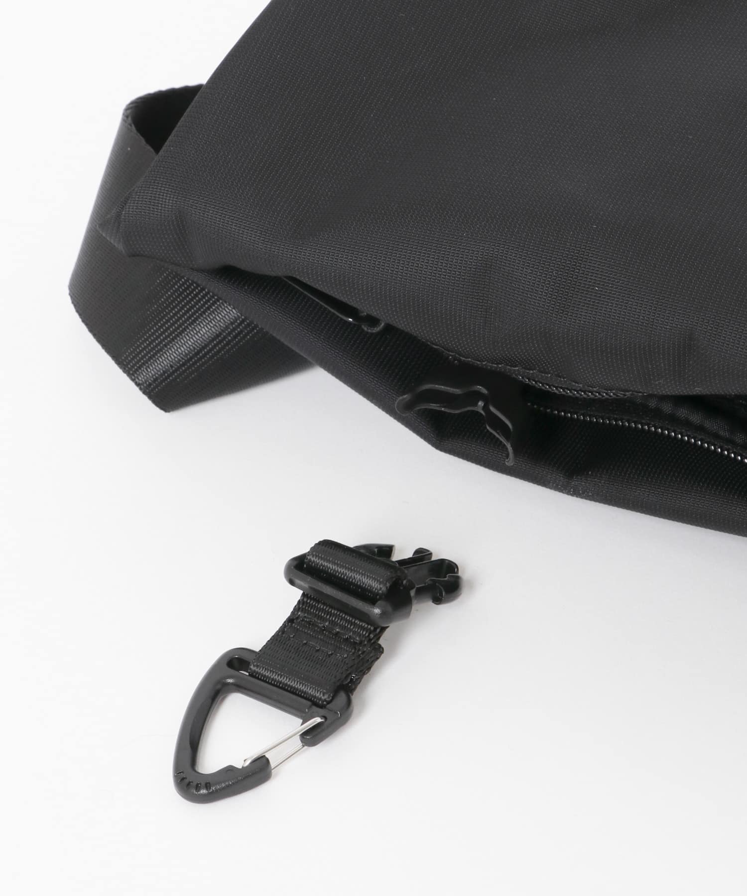 撥水フィドロックミニショルダーバッグ BLACK one