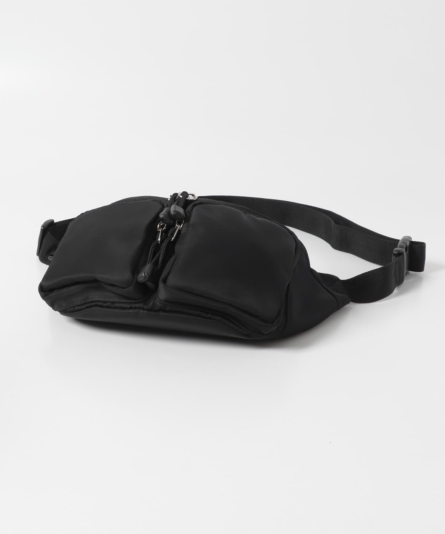 パラコードボディバッグ BLACK one