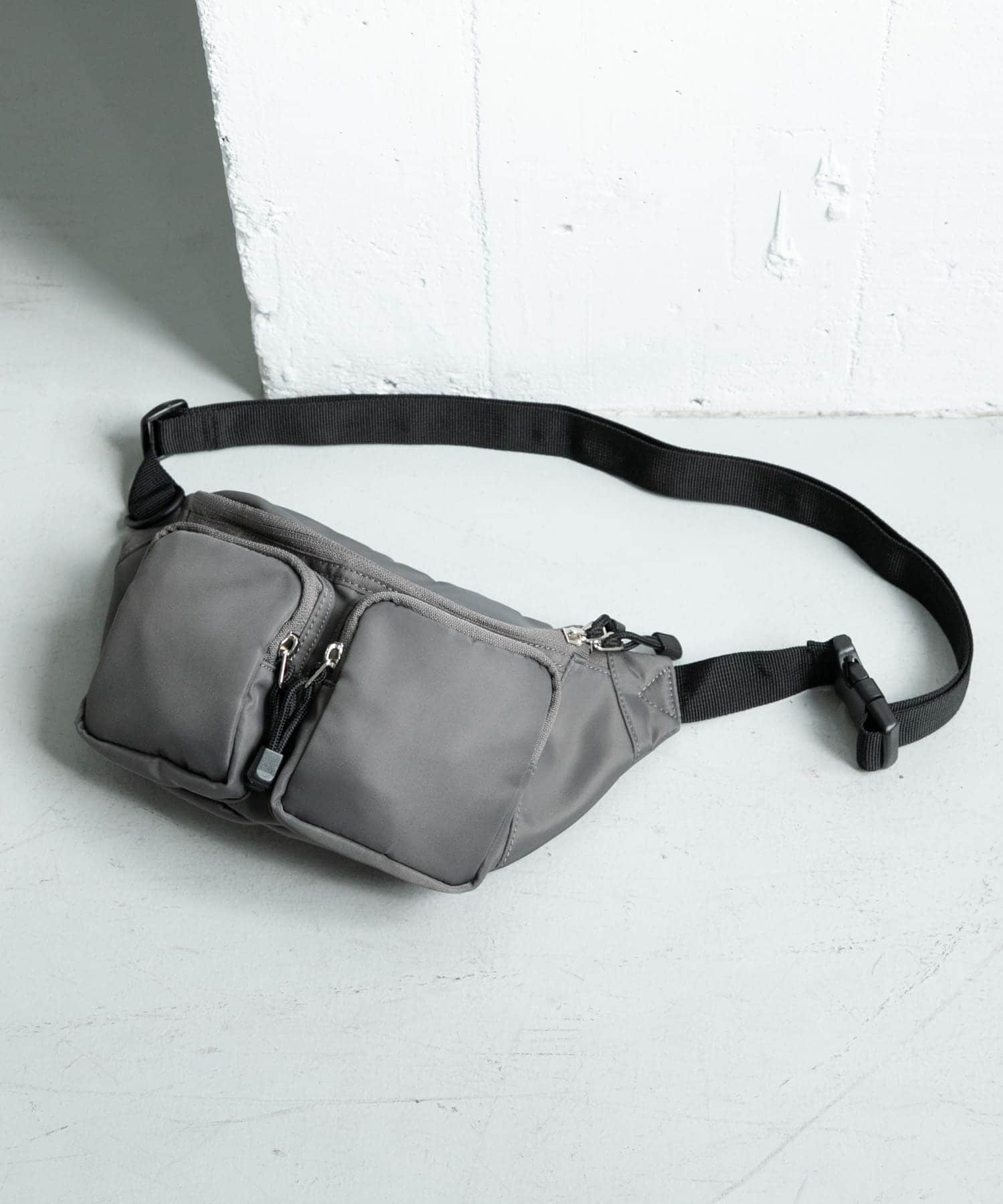 パラコードボディバッグ GRAY one
