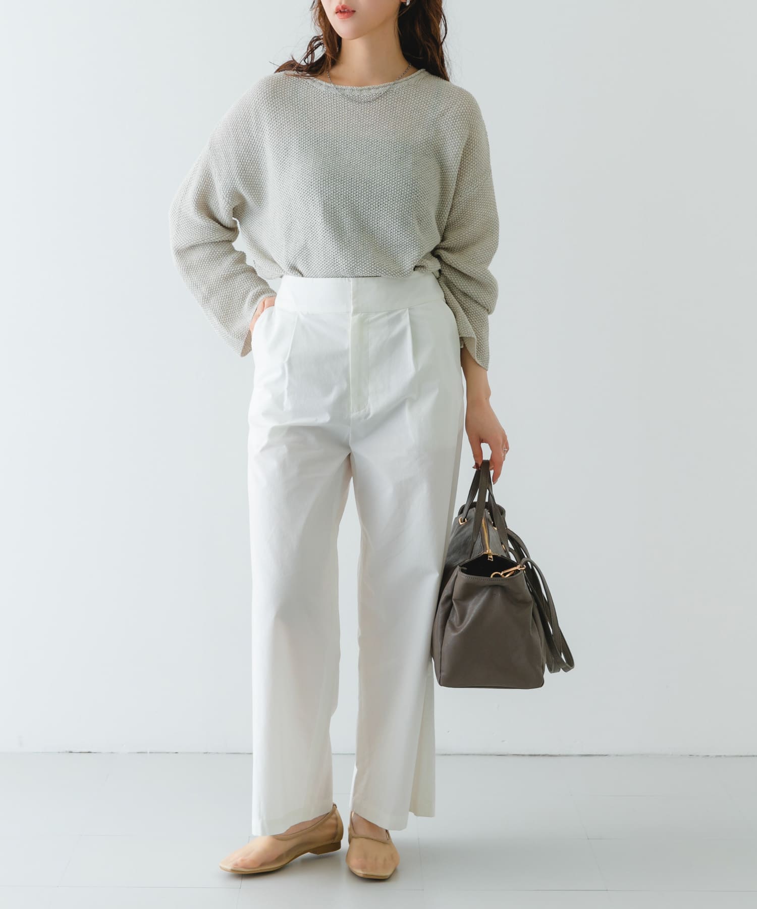 ウォッシャブルボストンバッグ GRAYSH one