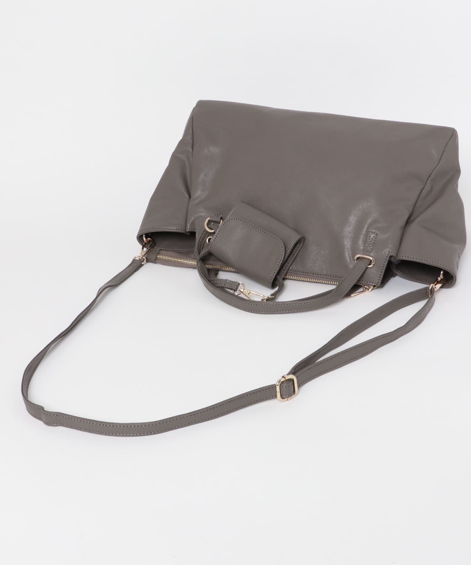 ウォッシャブルボストンバッグ GRAYSH one