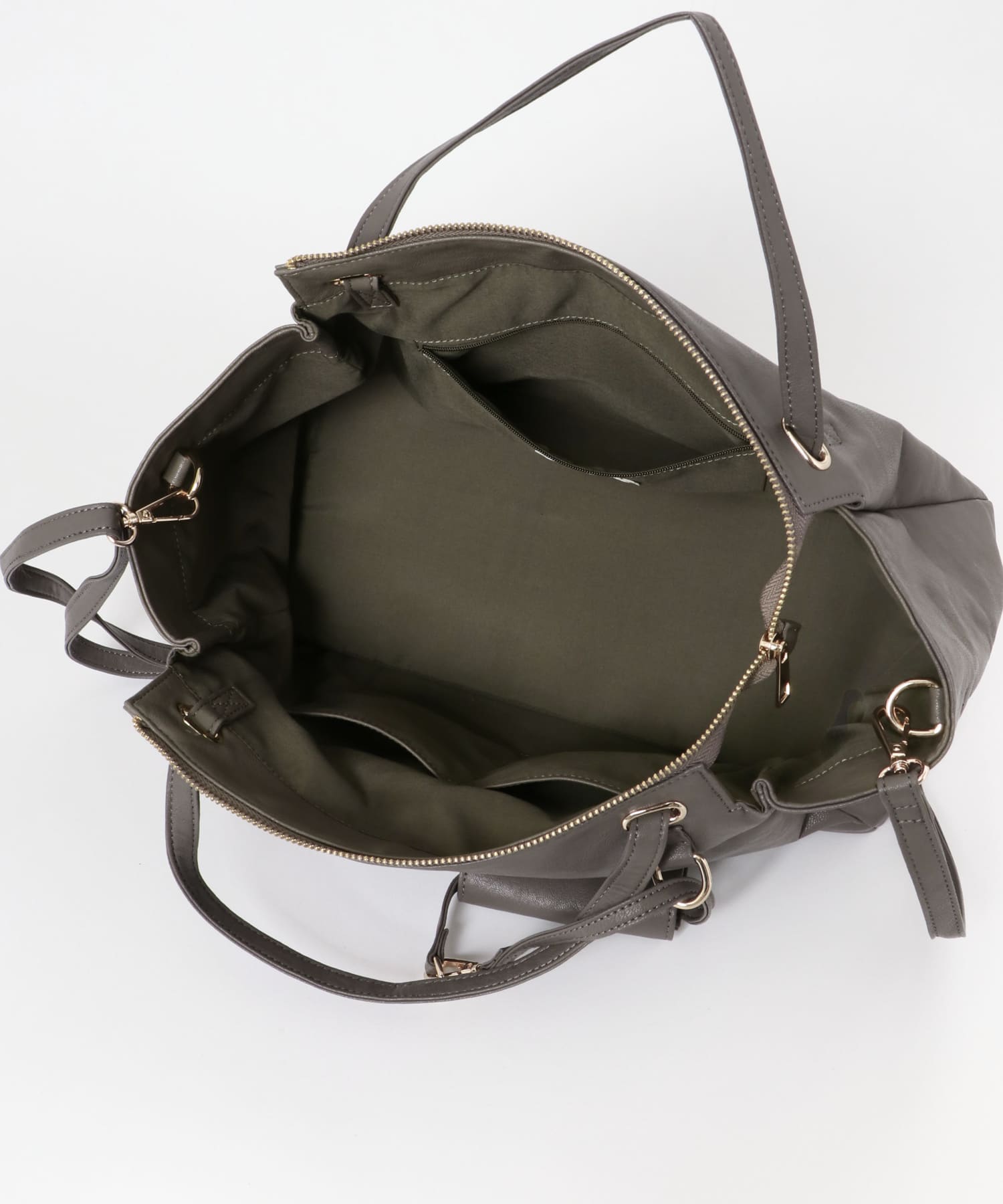 ウォッシャブルボストンバッグ GRAYSH one
