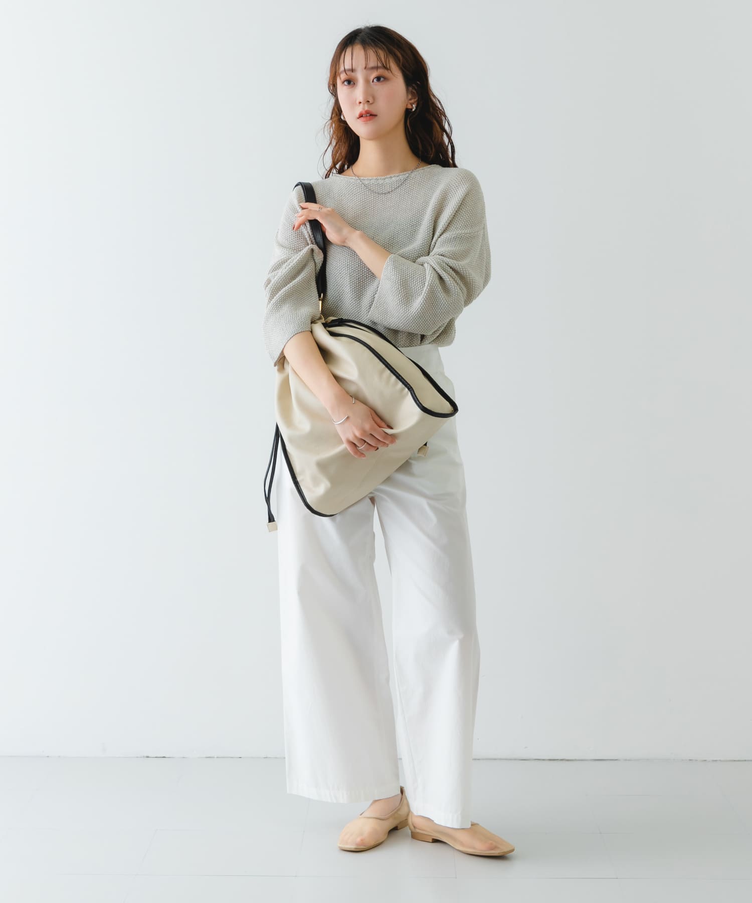 ウォッシャブルドロストショルダーバッグ OFF one