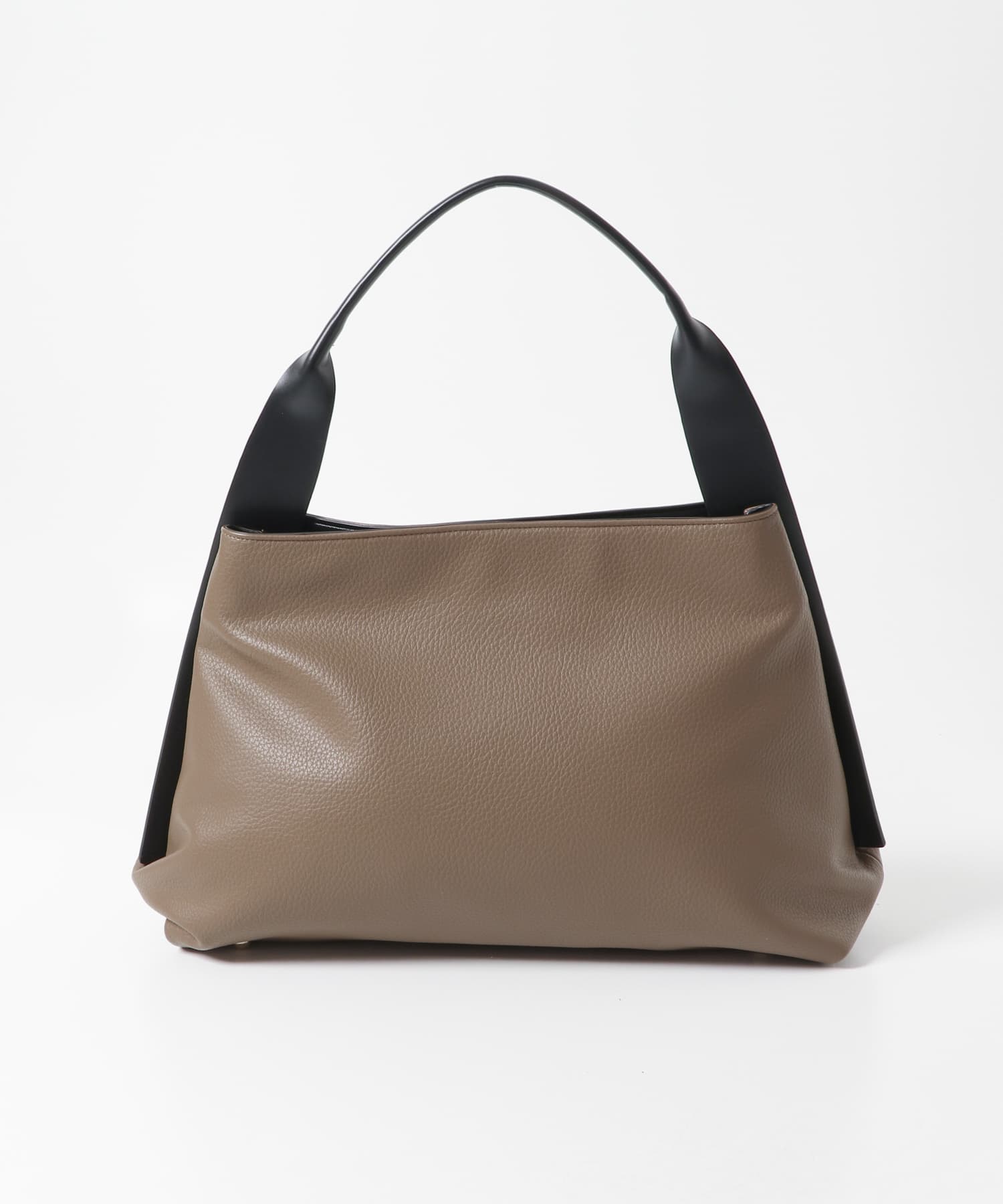 ワンハンドルサンカクトートバッグ MOCHA one