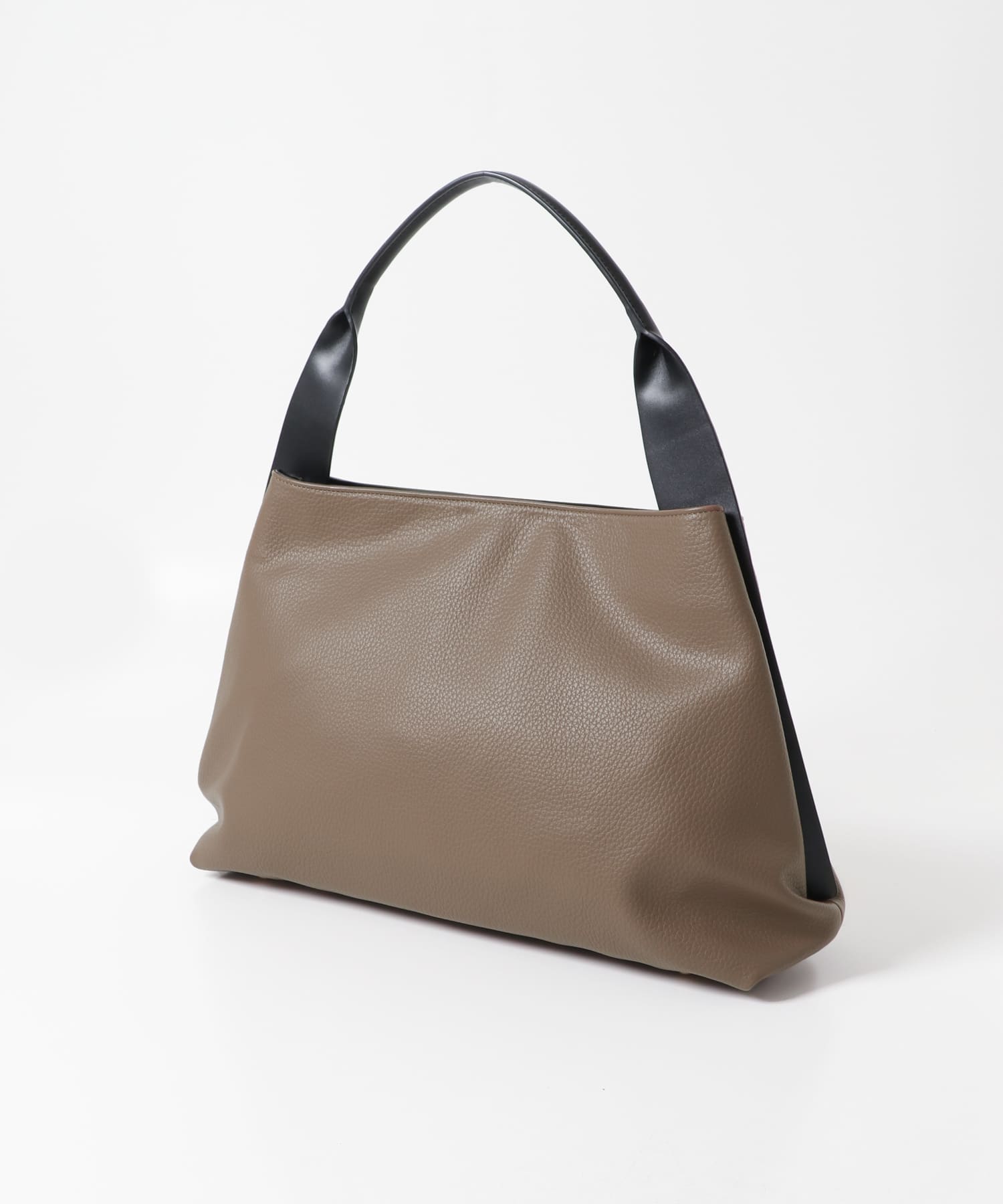 ワンハンドルサンカクトートバッグ MOCHA one