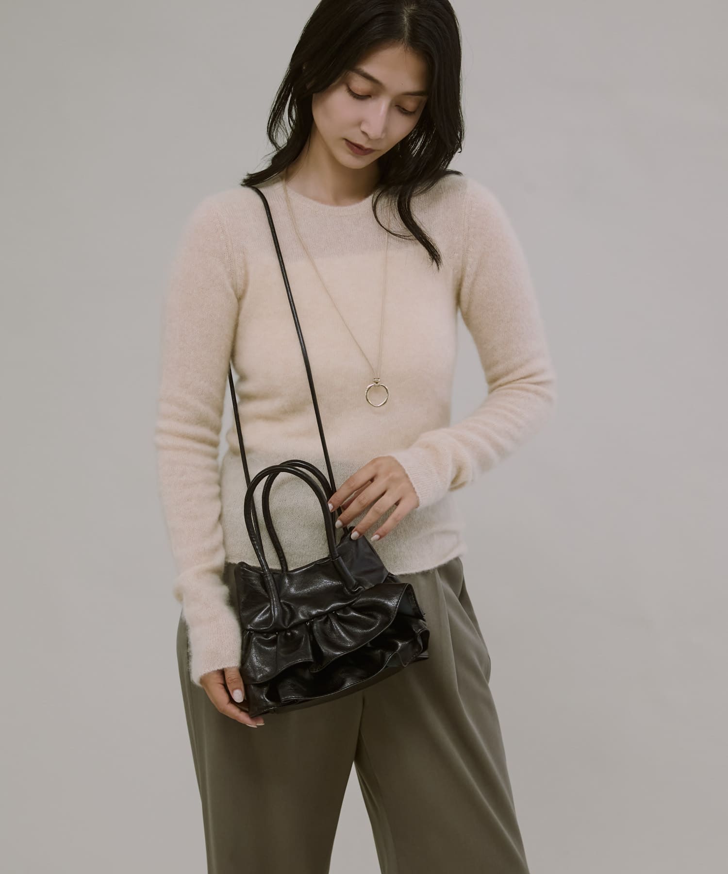 【アンティ】ドール　女の子　ドレス　服　冒険　王女　カバン　バッグ フリルショルダーハンドバッグ(One BEIGE): バッグ｜URBAN RESEARCH