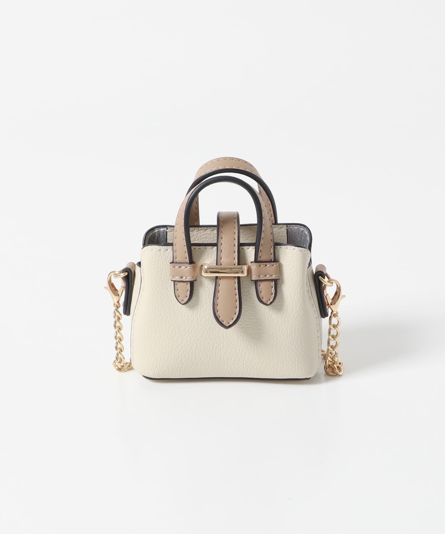 チェーンショルダーナノバッグ IVORY one