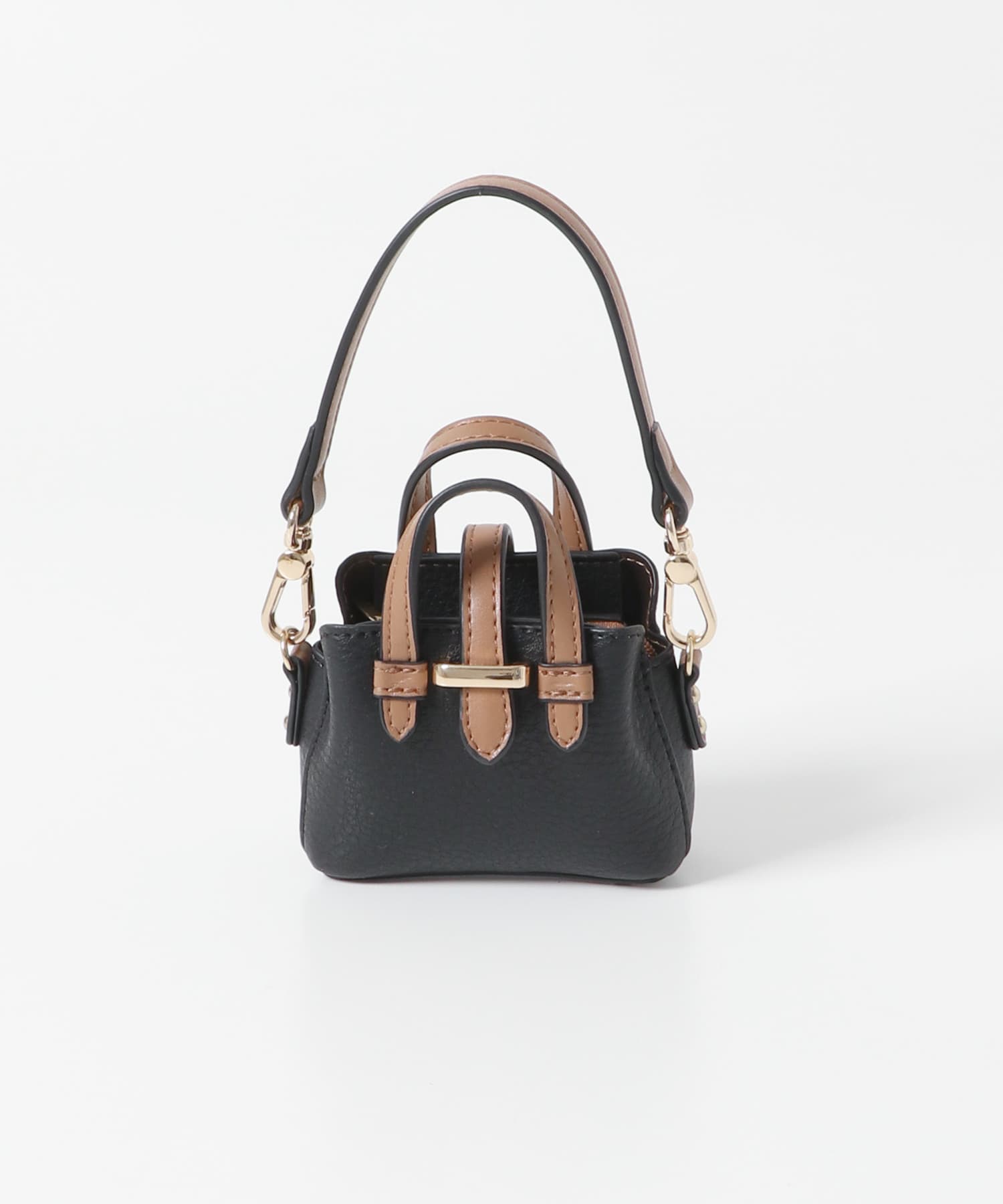 チェーンショルダーナノバッグ BLACK one
