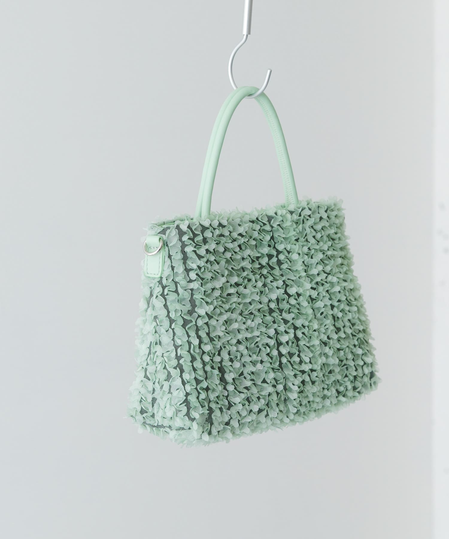 フラワーレースバッグ MINT one