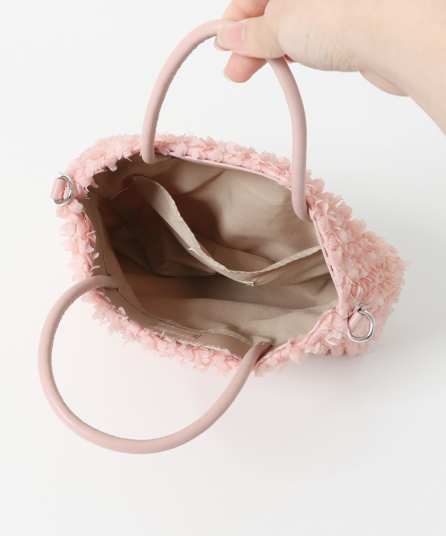 フラワーレースバッグ PINK one