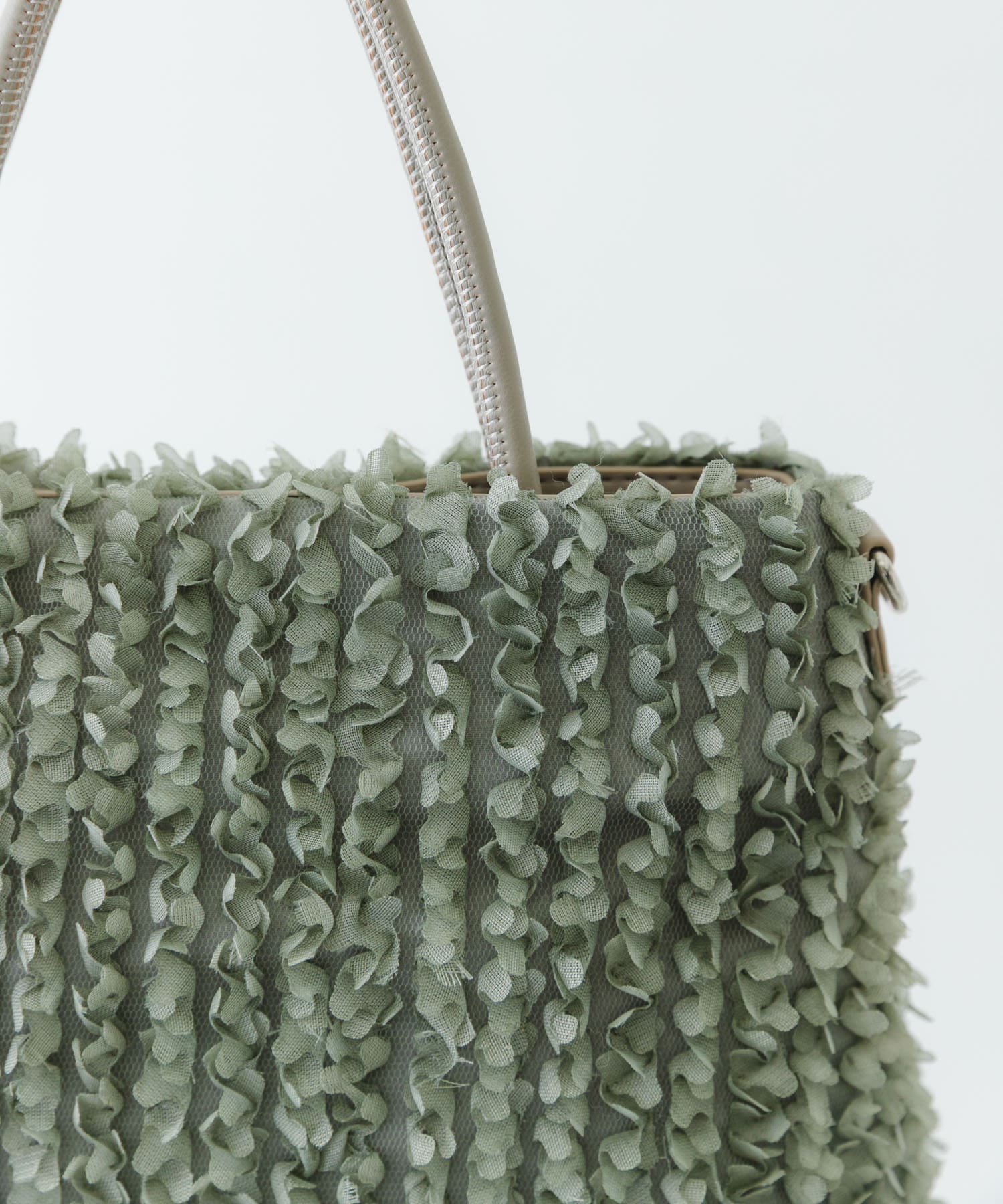 フラワーレースバッグ GRAY one