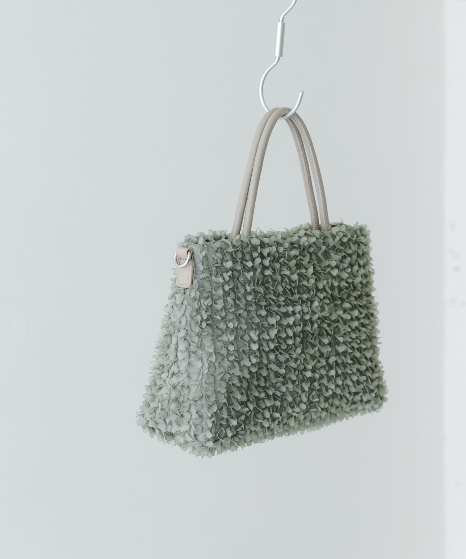 フラワーレースバッグ GRAY one
