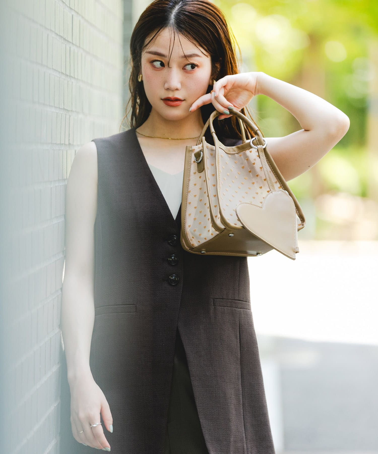 ハートシアーハンドバッグ(one BEIGE): バッグ｜URBAN RESEARCH公式