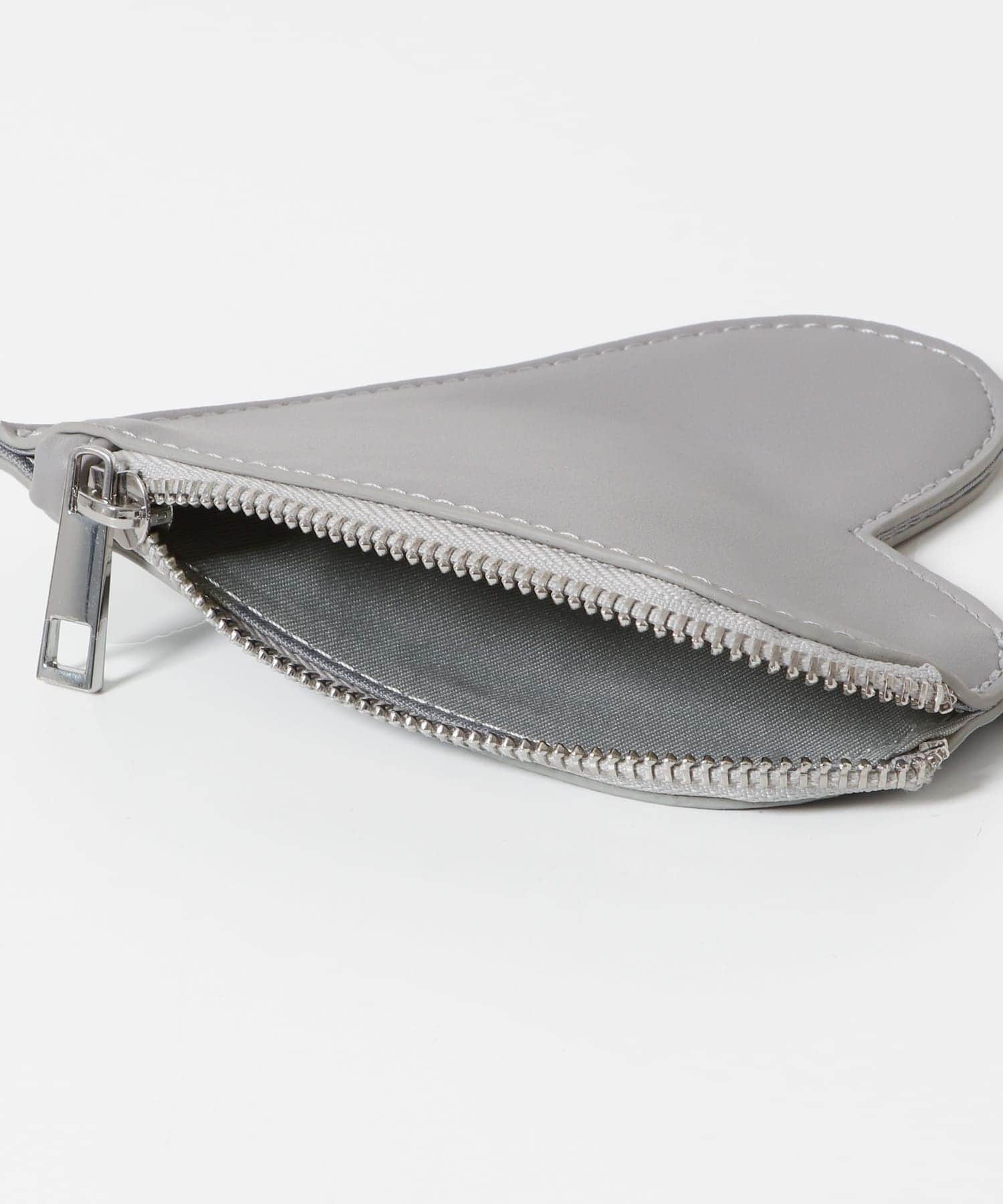 ハートシアーハンドバッグ GRAY one