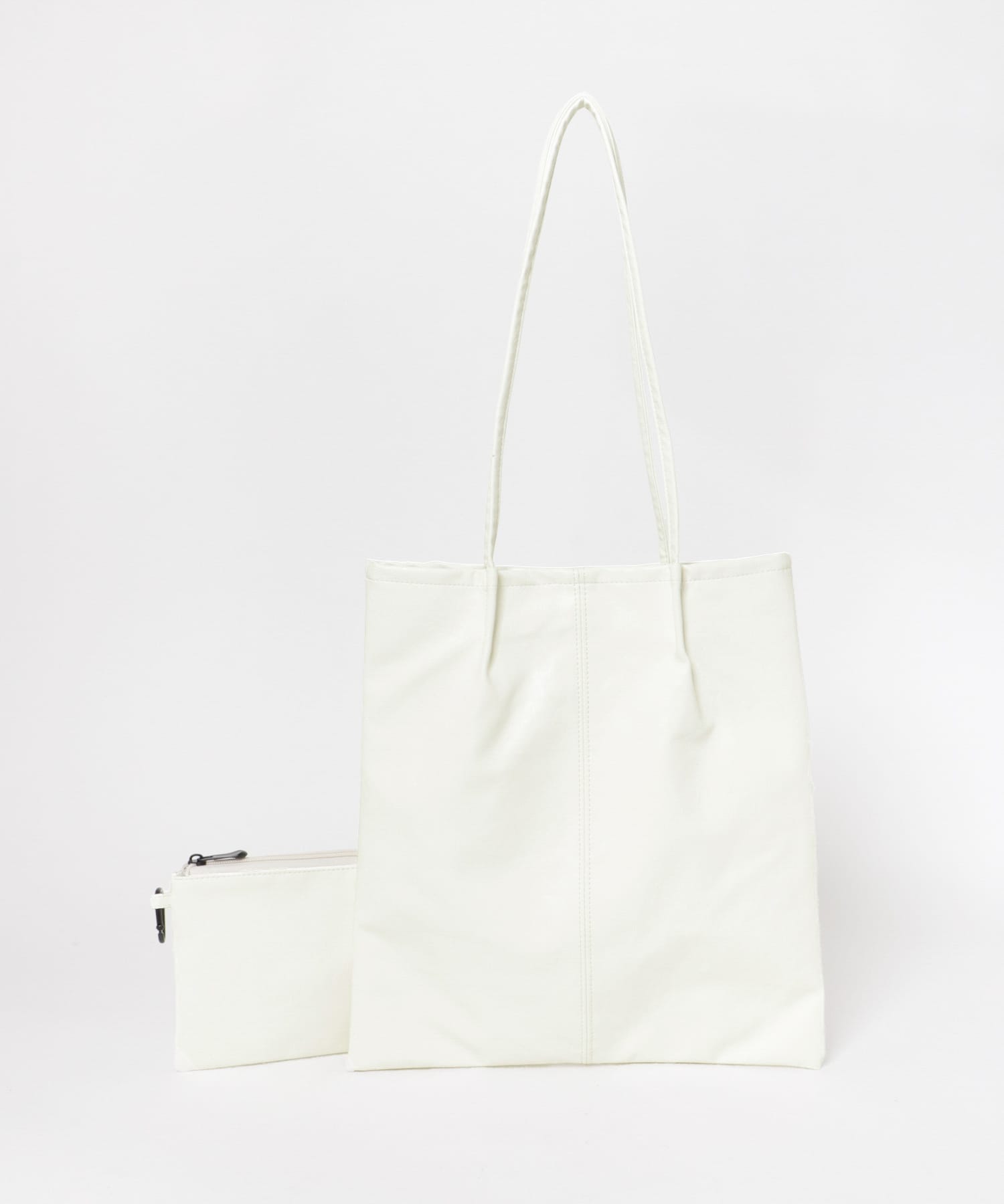 ウォッシャブルコンパクトトートバッグ WHITE one