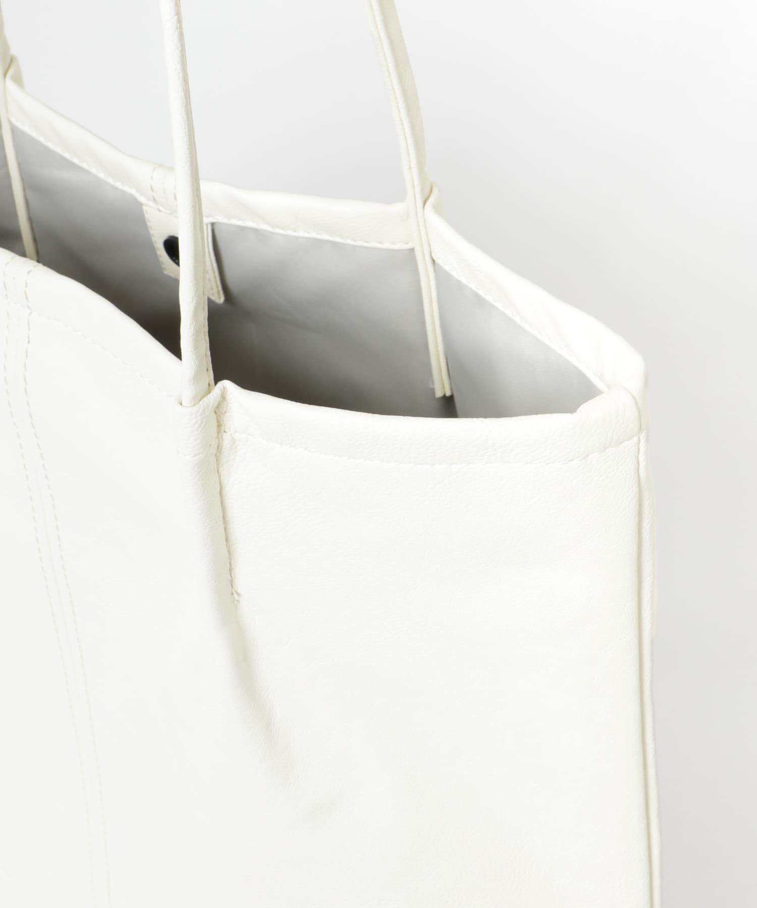 ウォッシャブルコンパクトトートバッグ WHITE one