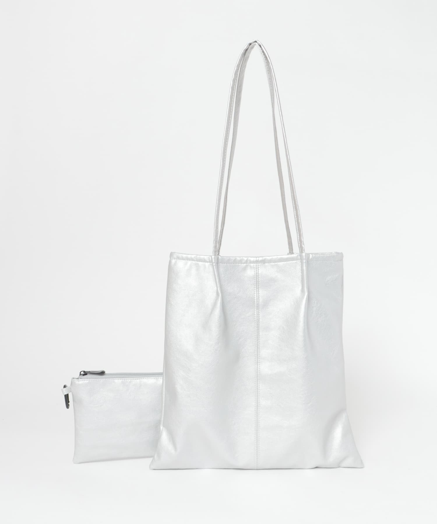 ウォッシャブルコンパクトトートバッグ SILVER one