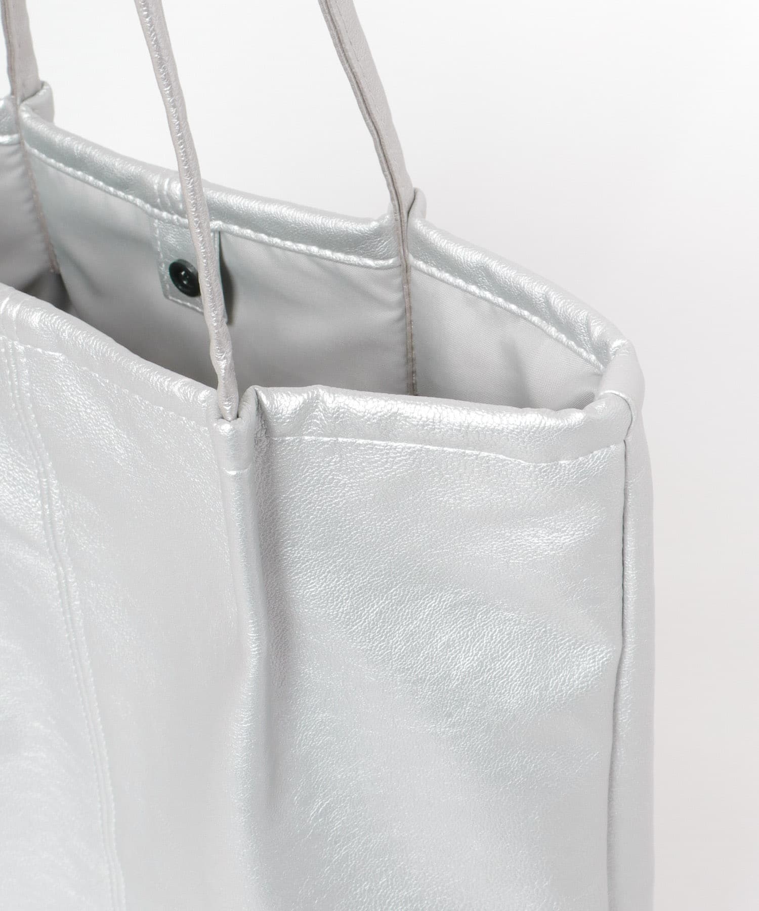 ウォッシャブルコンパクトトートバッグ SILVER one
