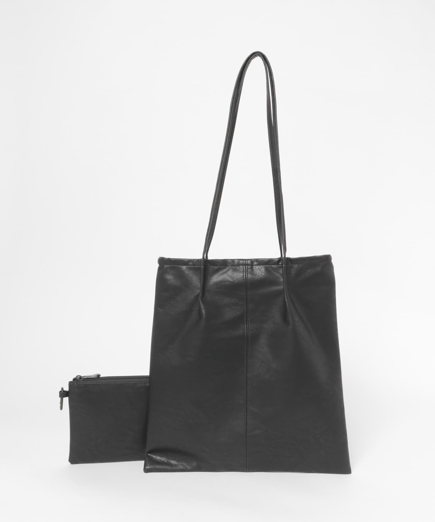 ウォッシャブルコンパクトトートバッグ BLACK one