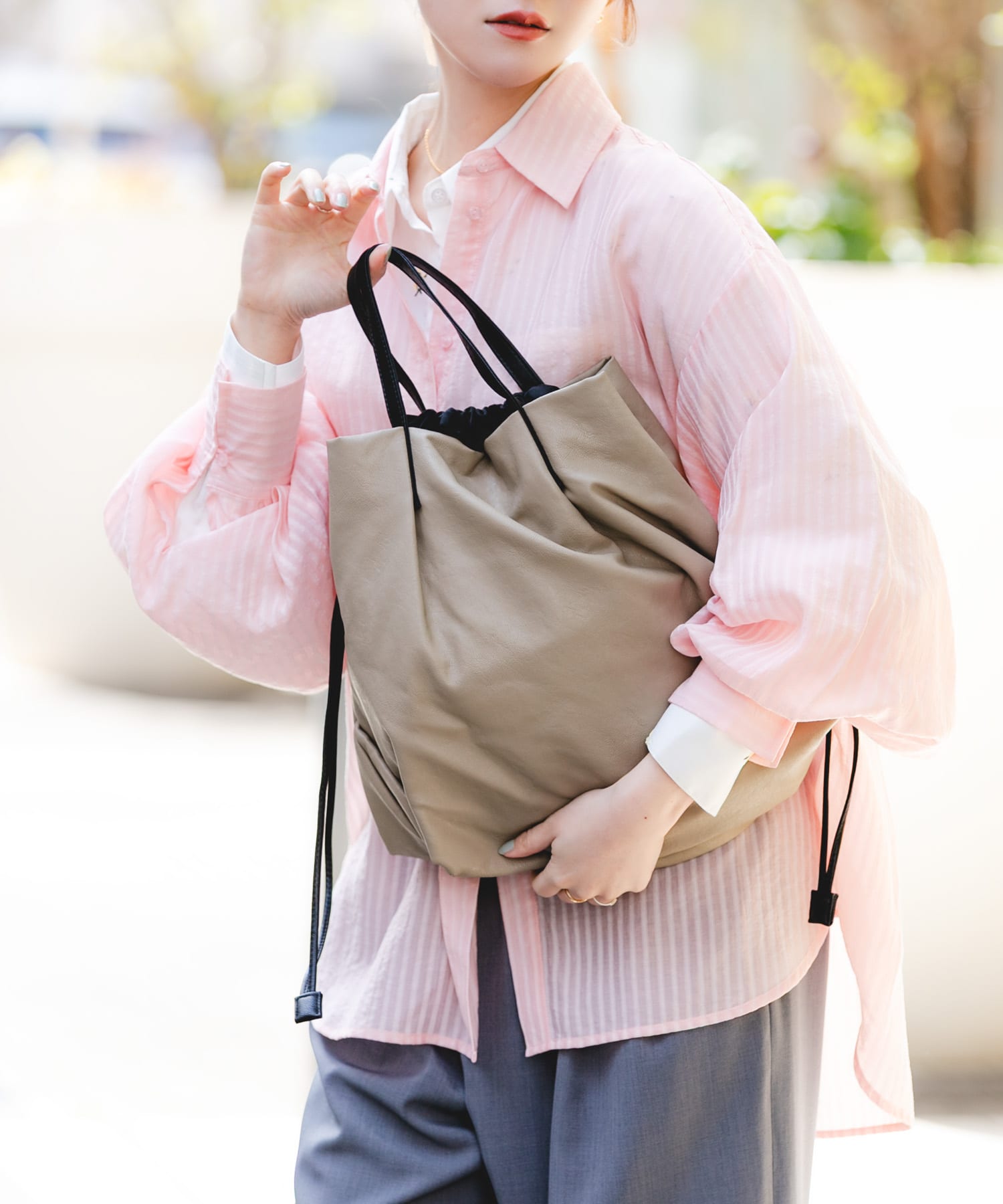 ウォッシャブルショルダーバッグ『Msize』