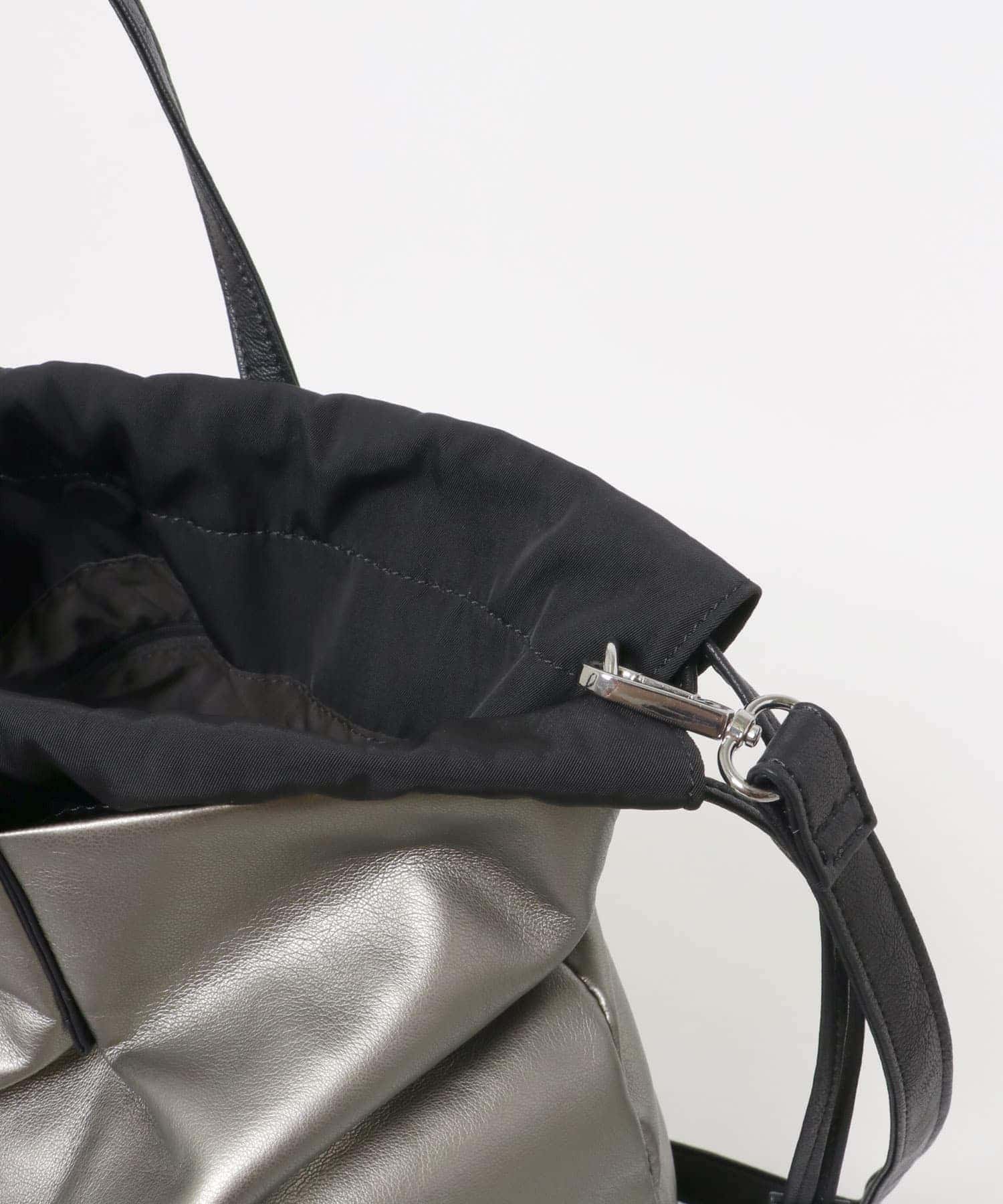 『Mサイズ』ウォッシャブルショルダーバッグ D.SILVER one