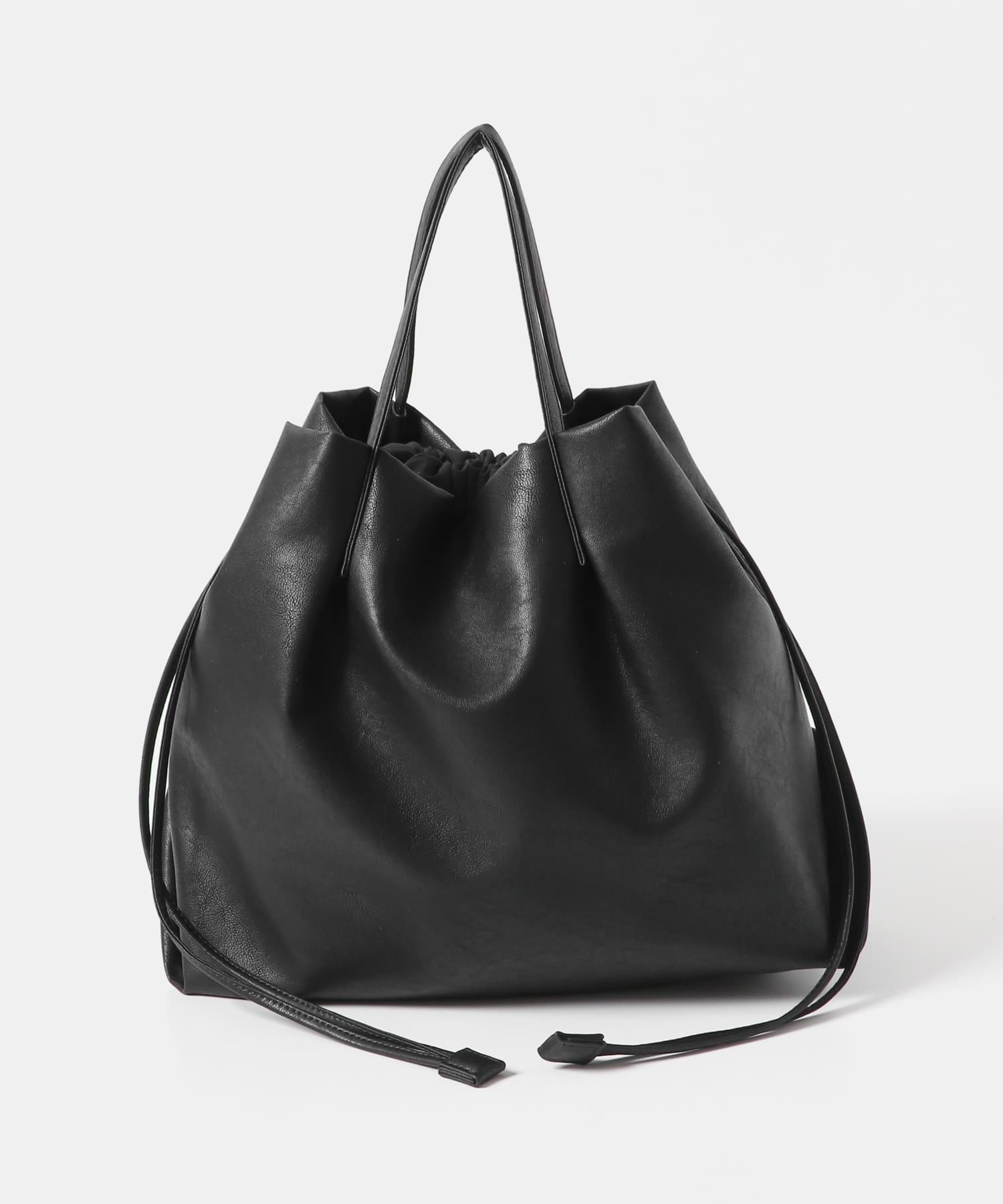 ウォッシャブルショルダーバッグ『Msize』 BLACK one