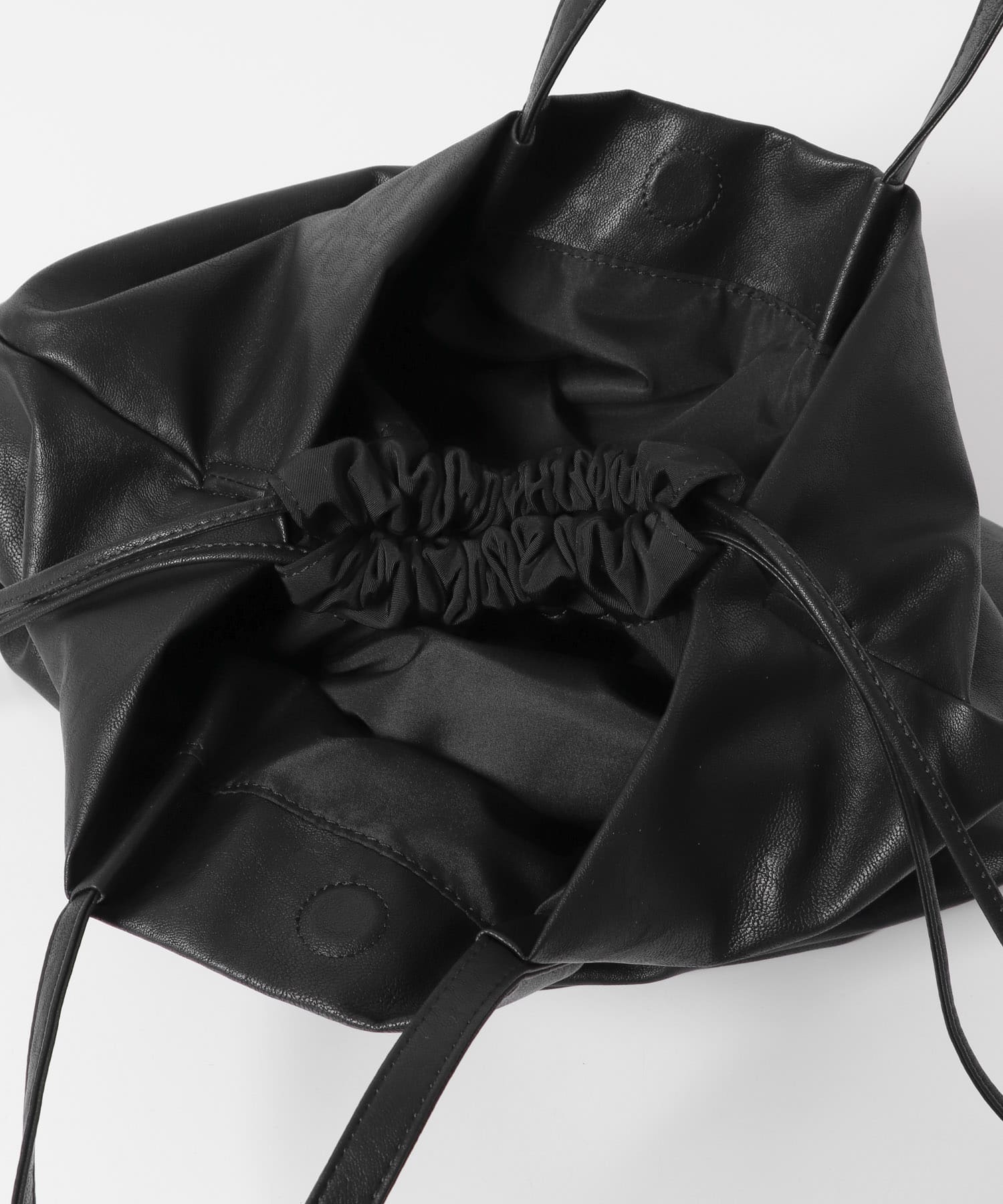 ウォッシャブルショルダーバッグ『Msize』 BLACK one