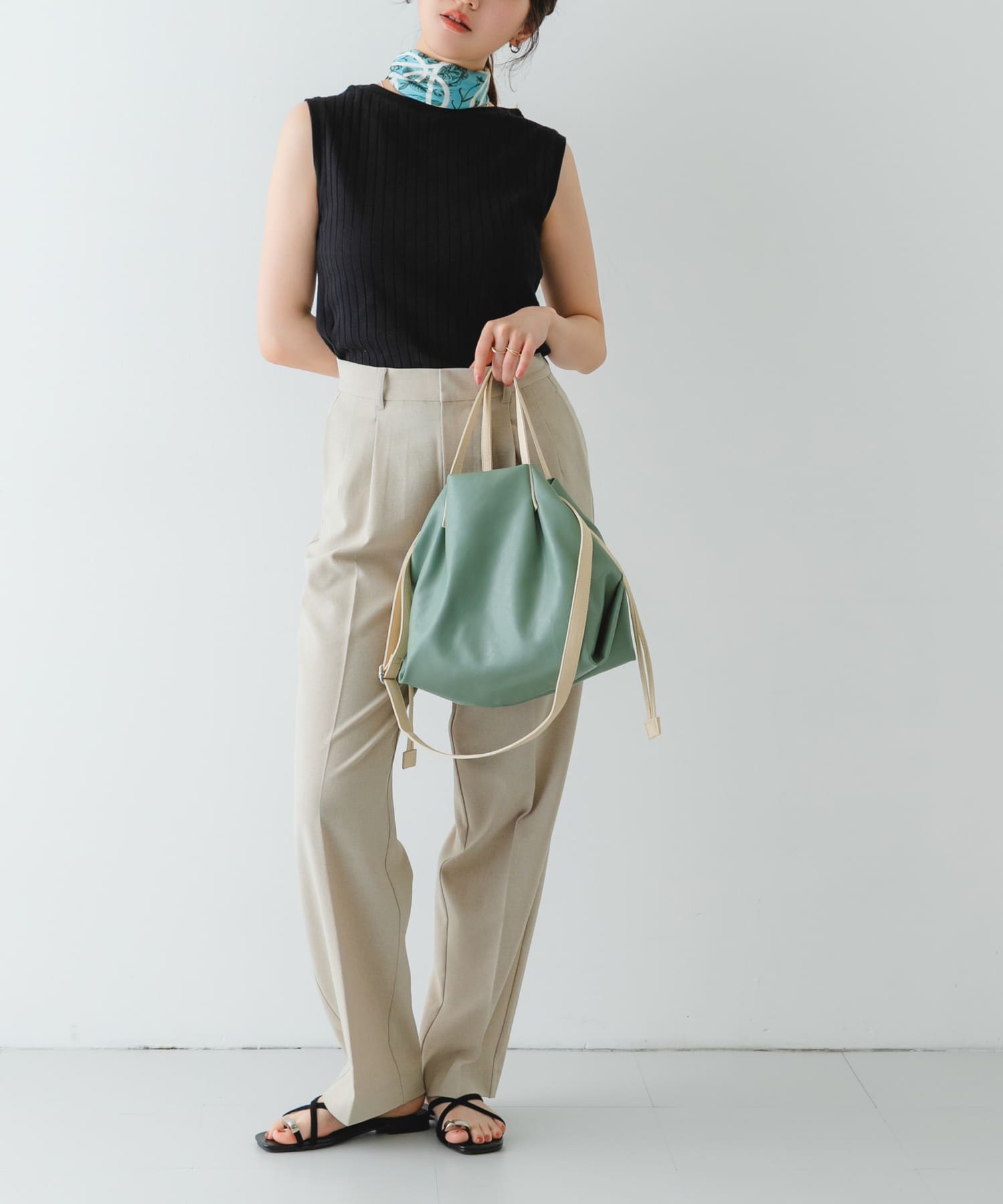 ウォッシャブルミニショルダーバッグ『Ssize』 MINT one