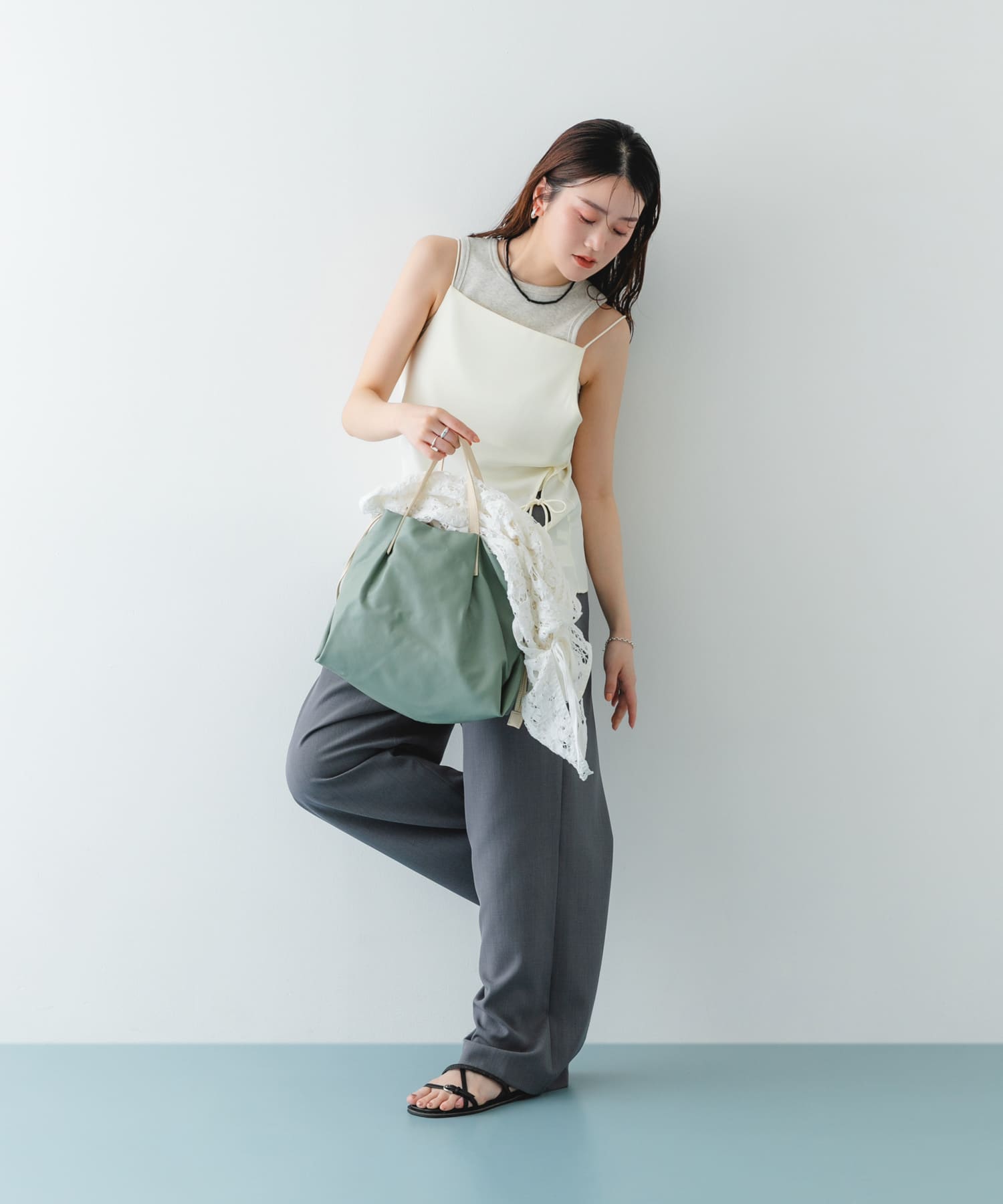 『Sサイズ』ウォッシャブルミニショルダーバッグ MINT one