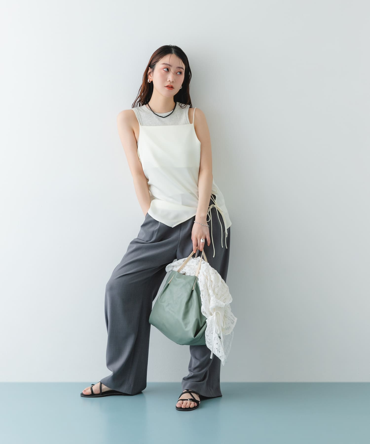 『Sサイズ』ウォッシャブルミニショルダーバッグ MINT one