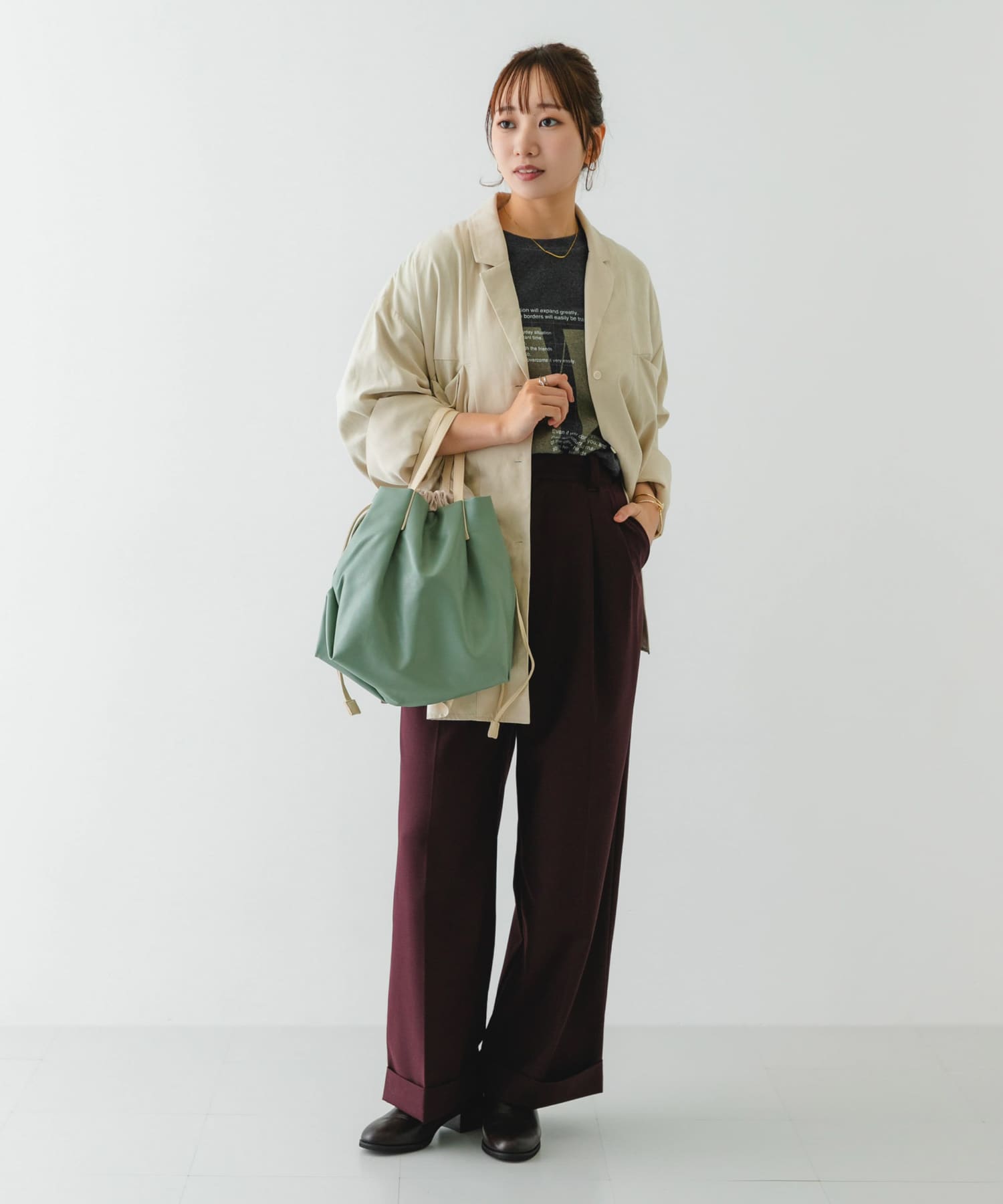 『Sサイズ』ウォッシャブルミニショルダーバッグ MINT one