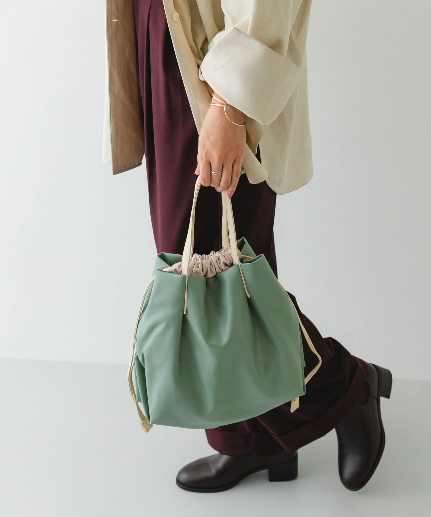 『Sサイズ』ウォッシャブルミニショルダーバッグ MINT one