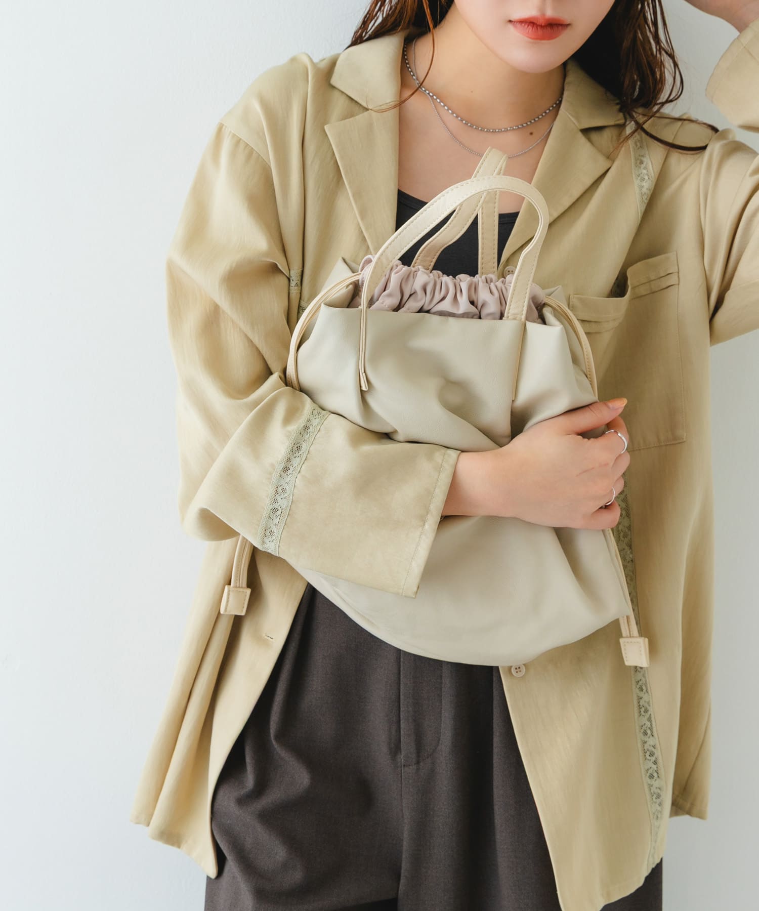 『Sサイズ』ウォッシャブルミニショルダーバッグ OFF one