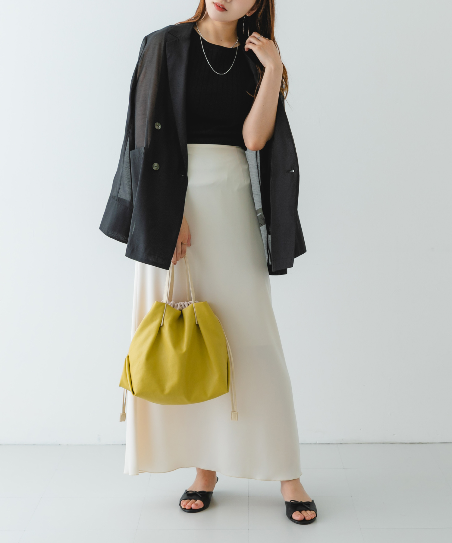 ウォッシャブルミニショルダーバッグ『Ssize』 YELLOW one