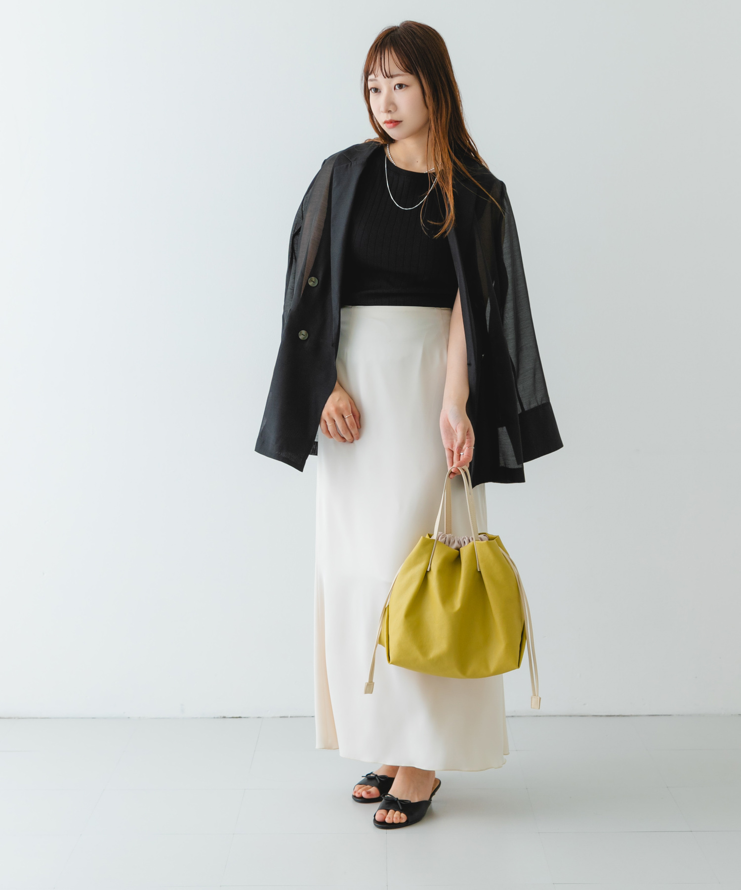 ウォッシャブルミニショルダーバッグ『Ssize』 YELLOW one