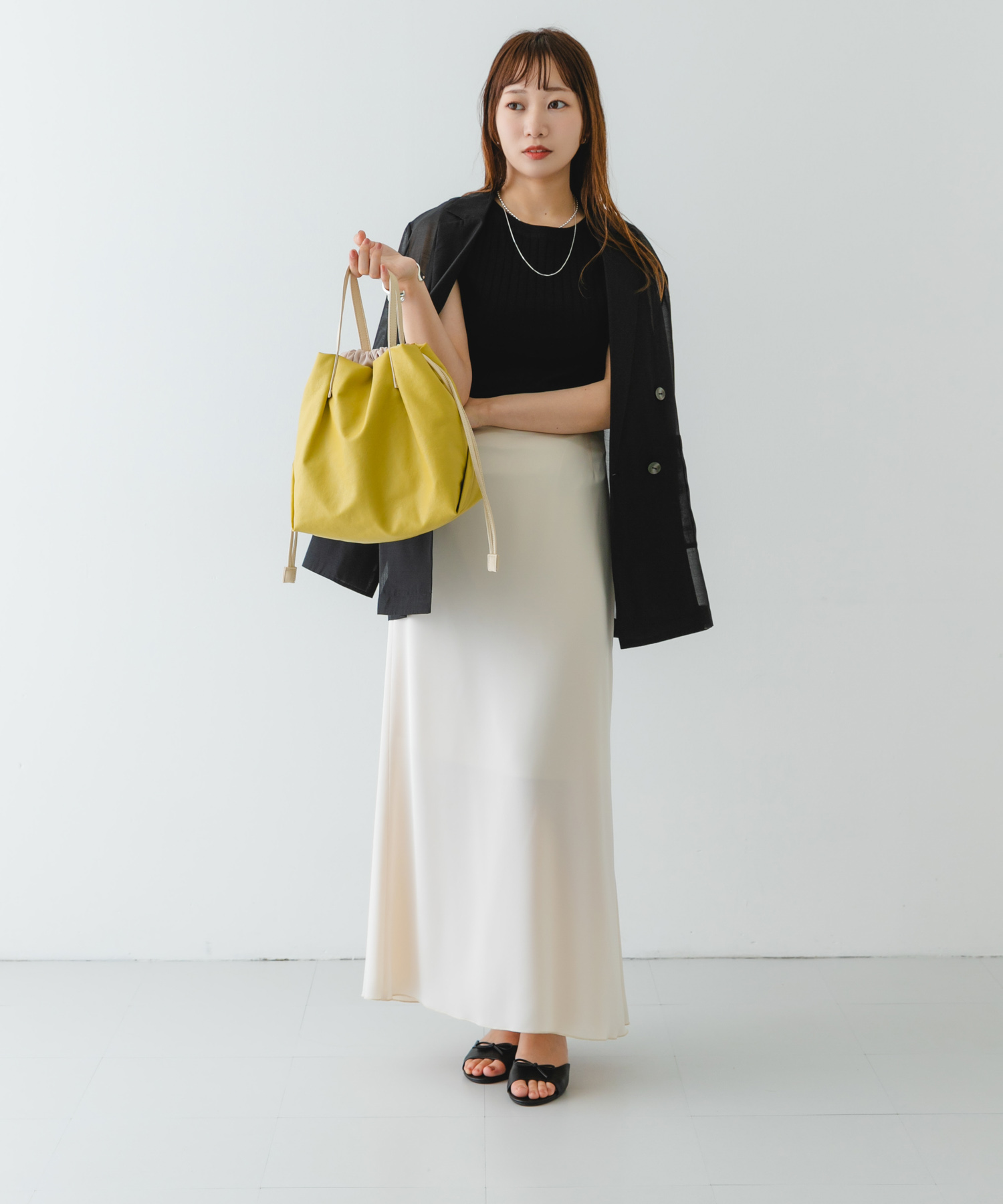 ウォッシャブルミニショルダーバッグ『Ssize』 YELLOW one