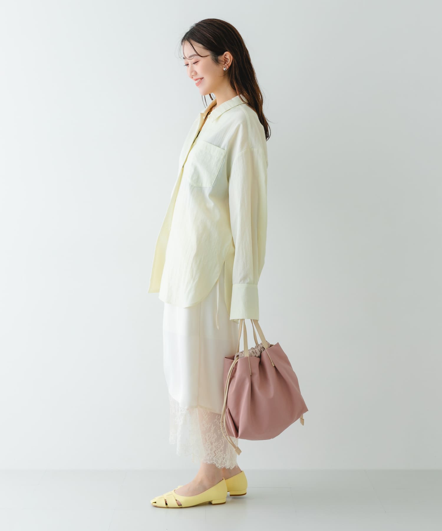 『Sサイズ』ウォッシャブルミニショルダーバッグ LIGHT PINK one