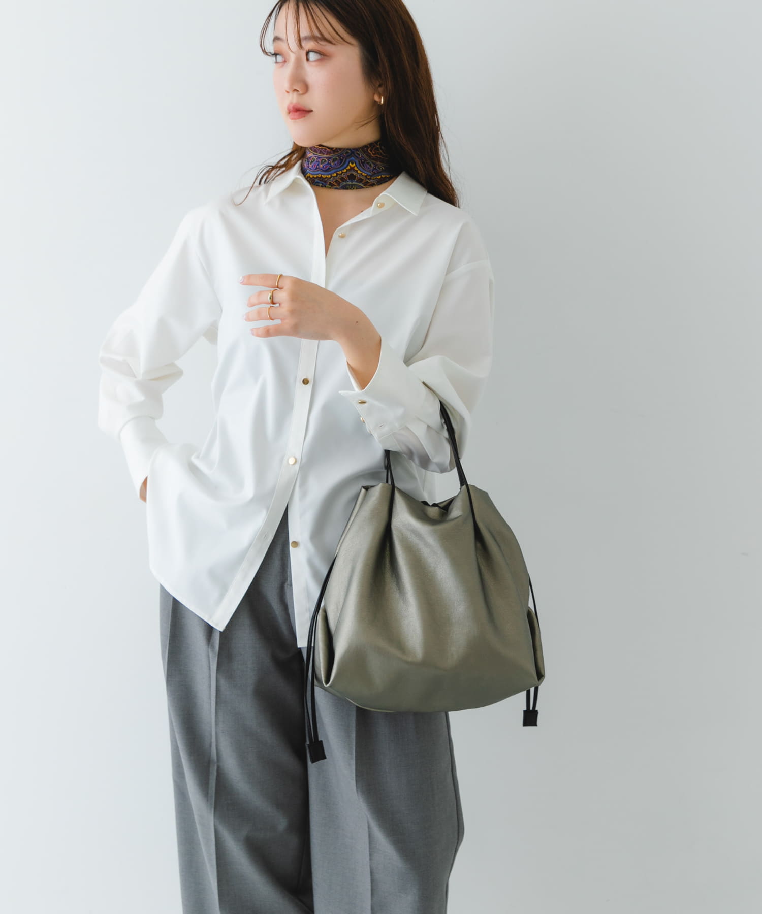 ウォッシャブルミニショルダーバッグ『Ssize』 D.SILVER one