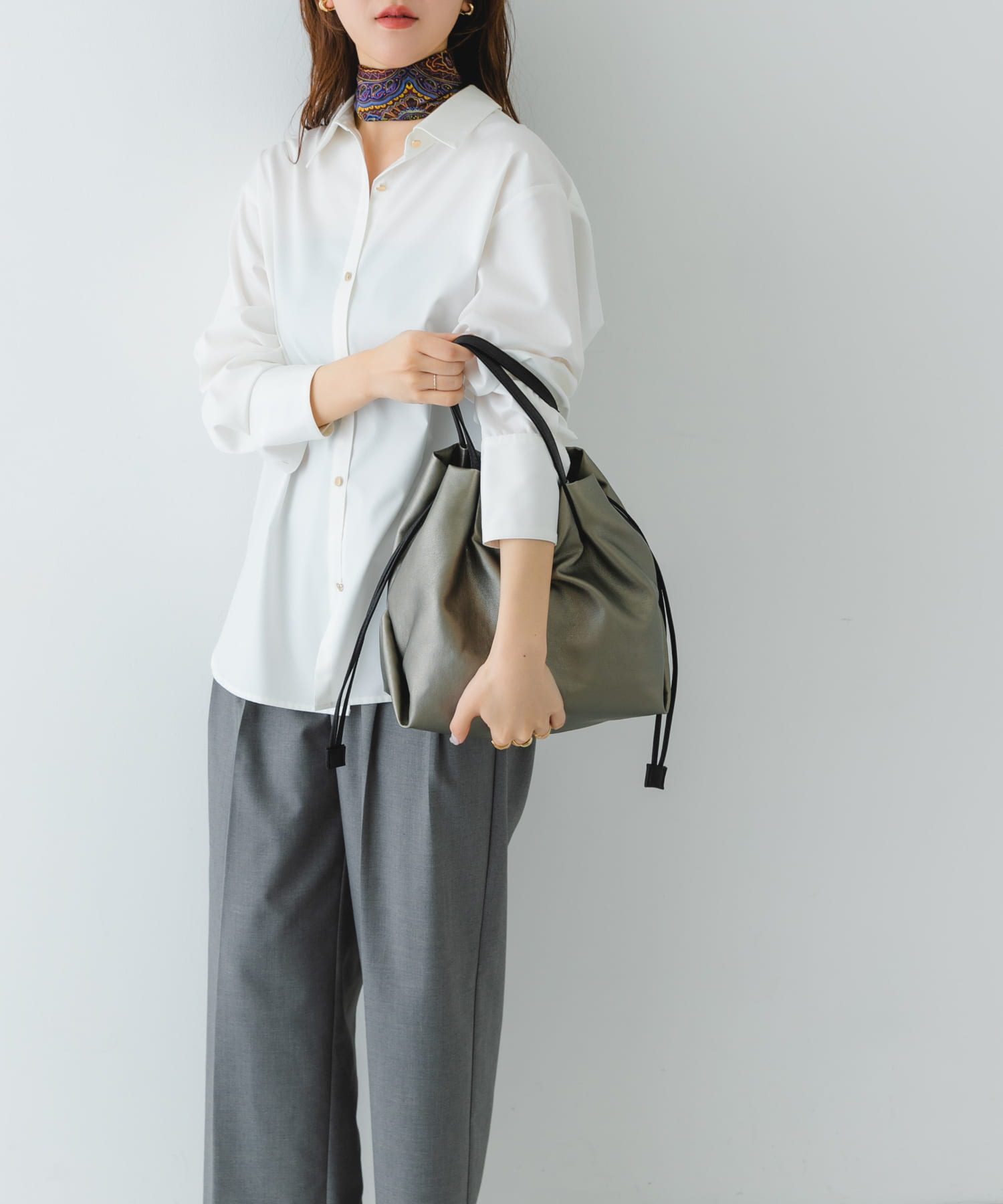 ウォッシャブルミニショルダーバッグ『Ssize』 D.SILVER one