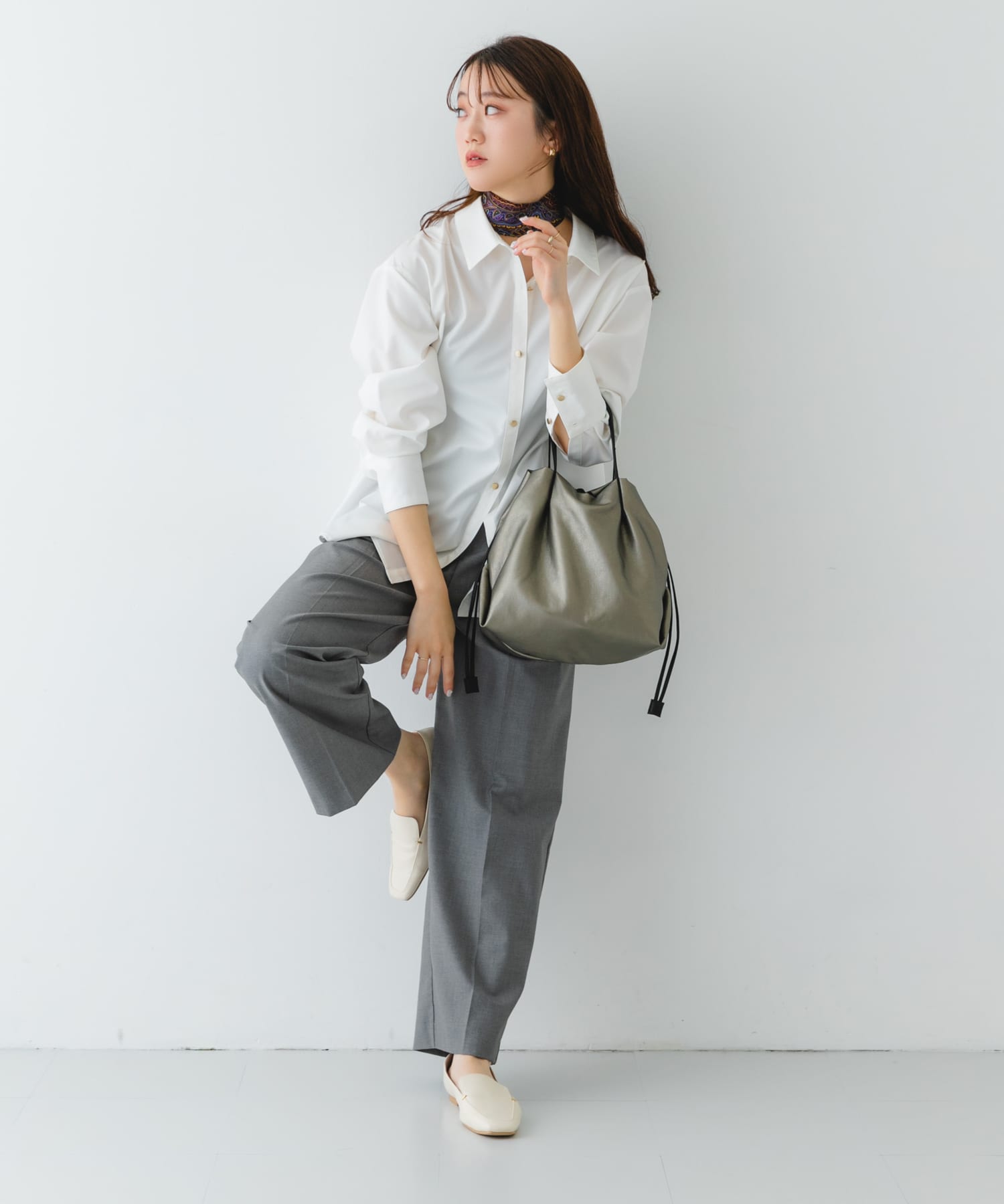 ウォッシャブルミニショルダーバッグ『Ssize』 D.SILVER one