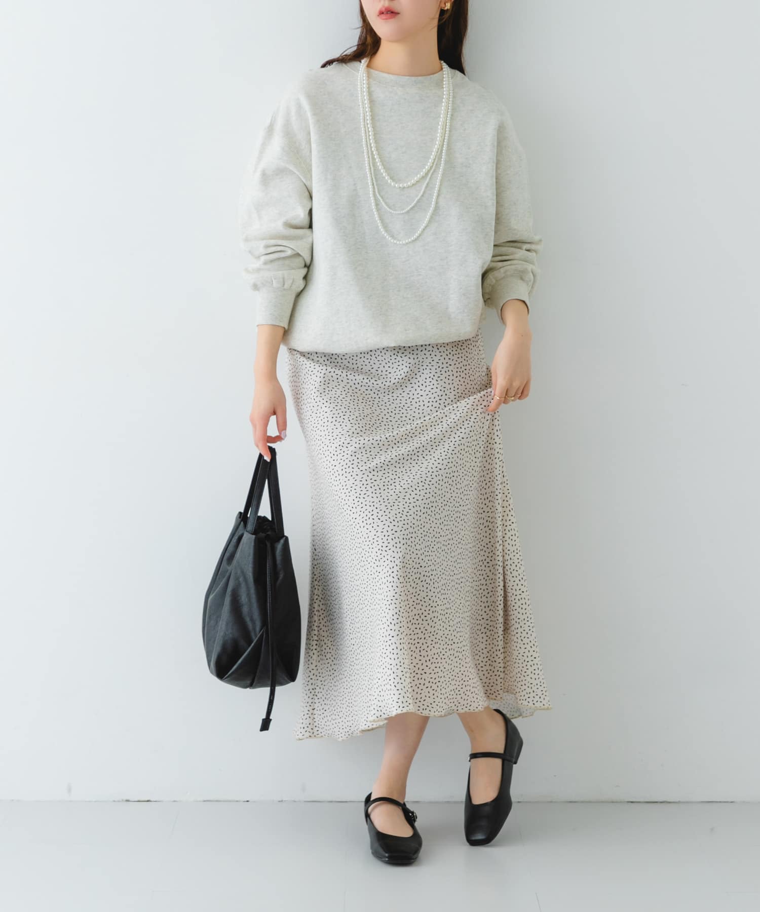 ウォッシャブルミニショルダーバッグ『Ssize』 BLACK one