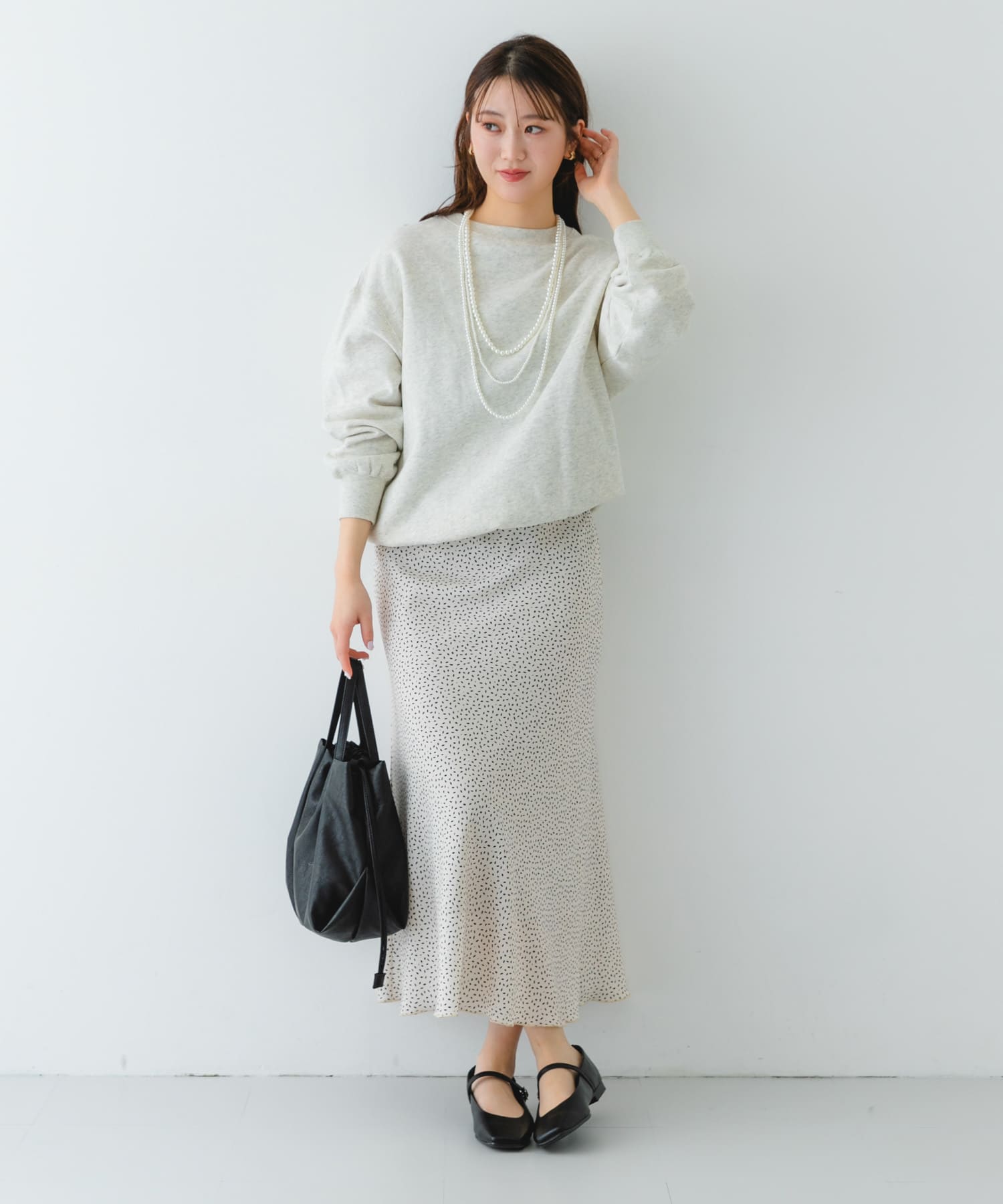 ウォッシャブルミニショルダーバッグ『Ssize』 BLACK one